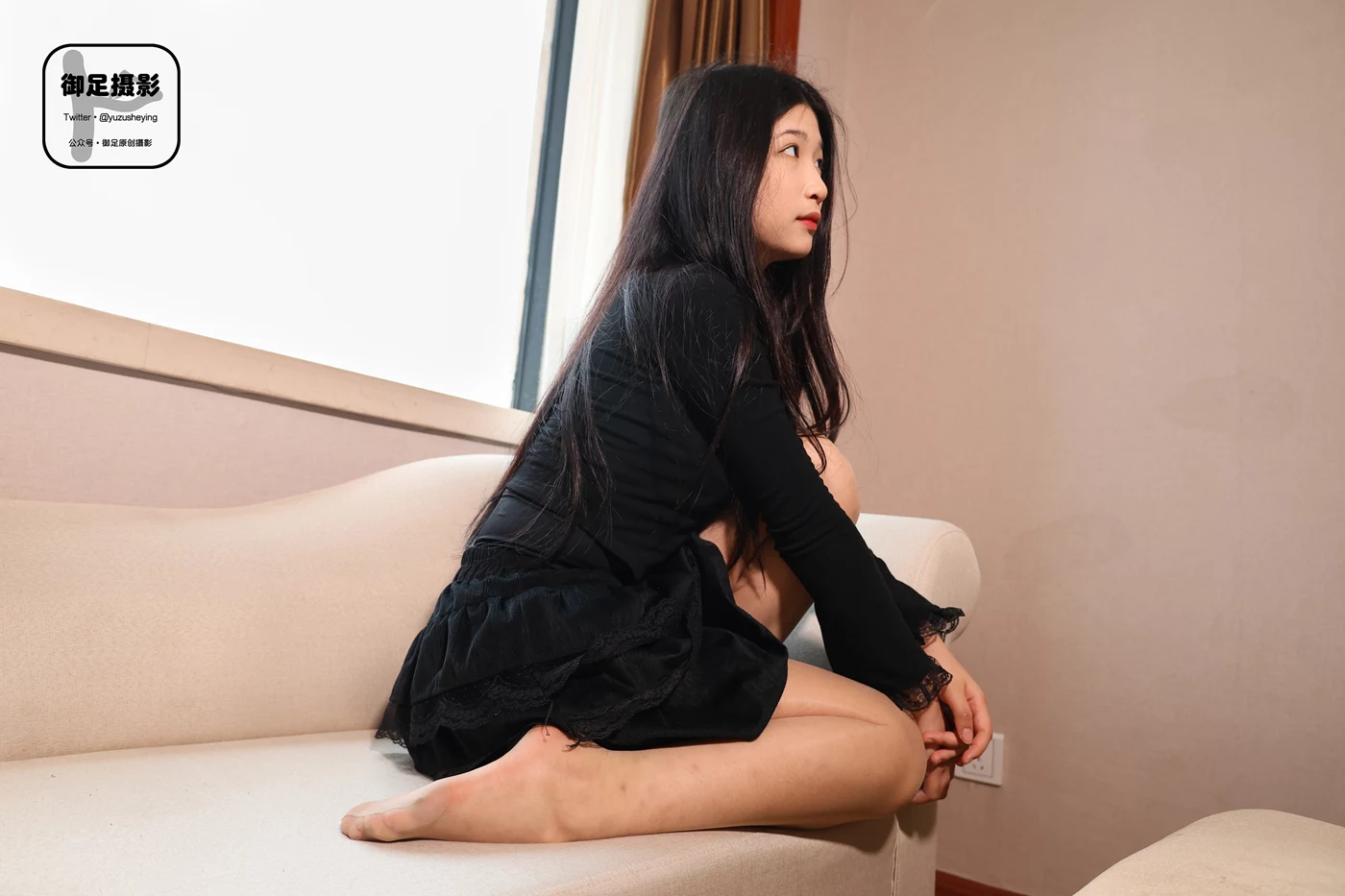 图片[77]-御足摄影 NO.009 – 黑丝裸足[100P] – 速更版-美库