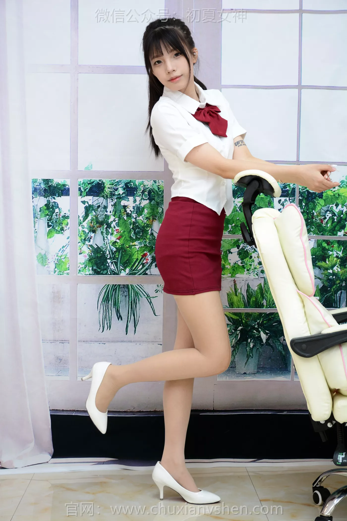 图片[25]-初夏女神 NO.251 番茄 学院小御[100P] – 速更版-美库