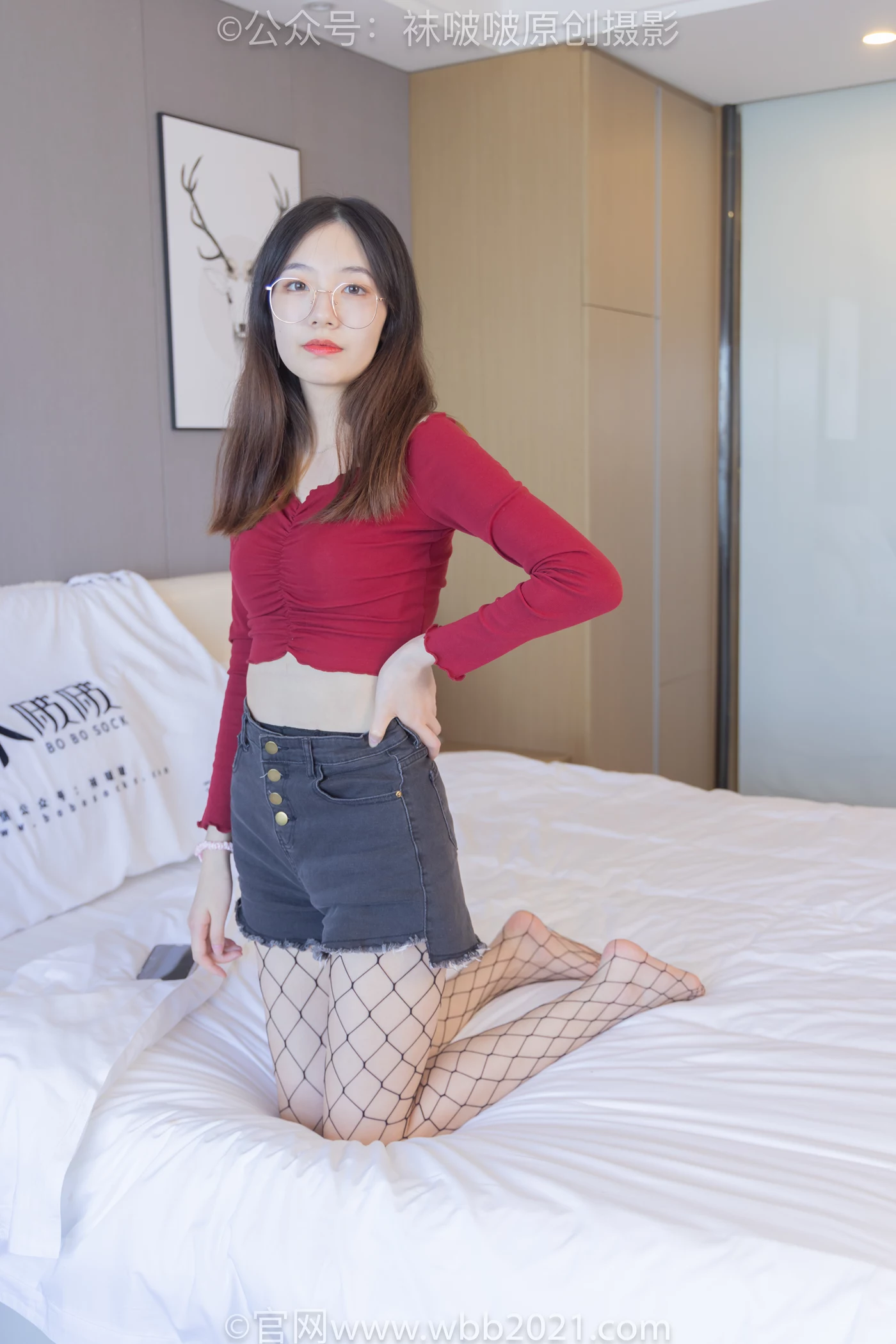 图片[46]-[BoBoSocks袜啵啵]NO.453 小甜豆-帆布鞋、黑色渔网袜[86P] – 速更版-美库