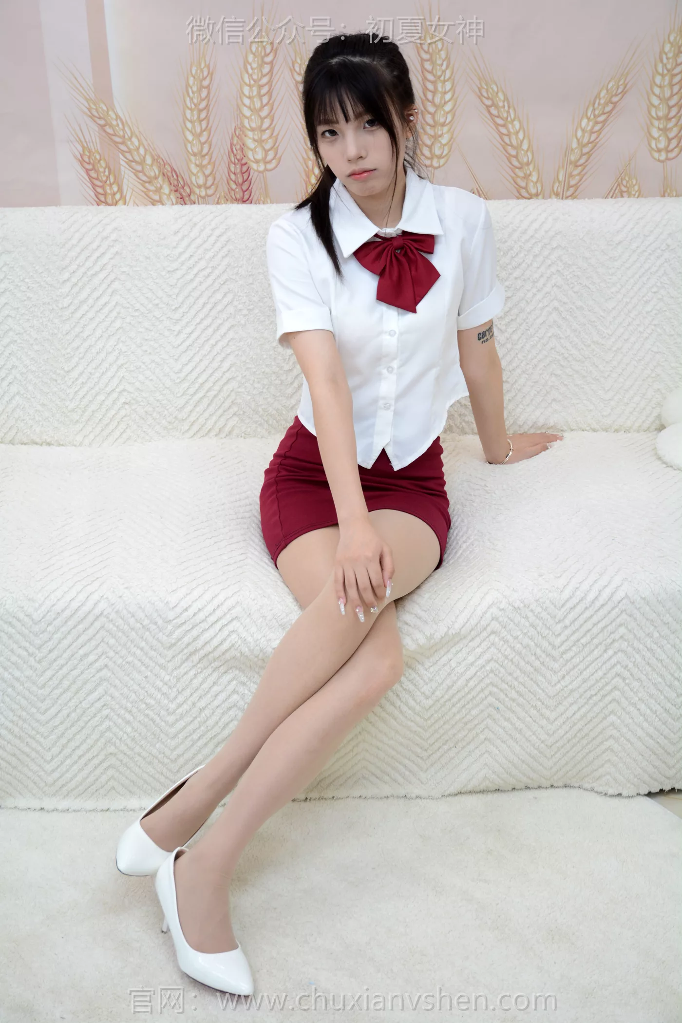 图片[59]-初夏女神 NO.251 番茄 学院小御[100P] – 速更版-美库