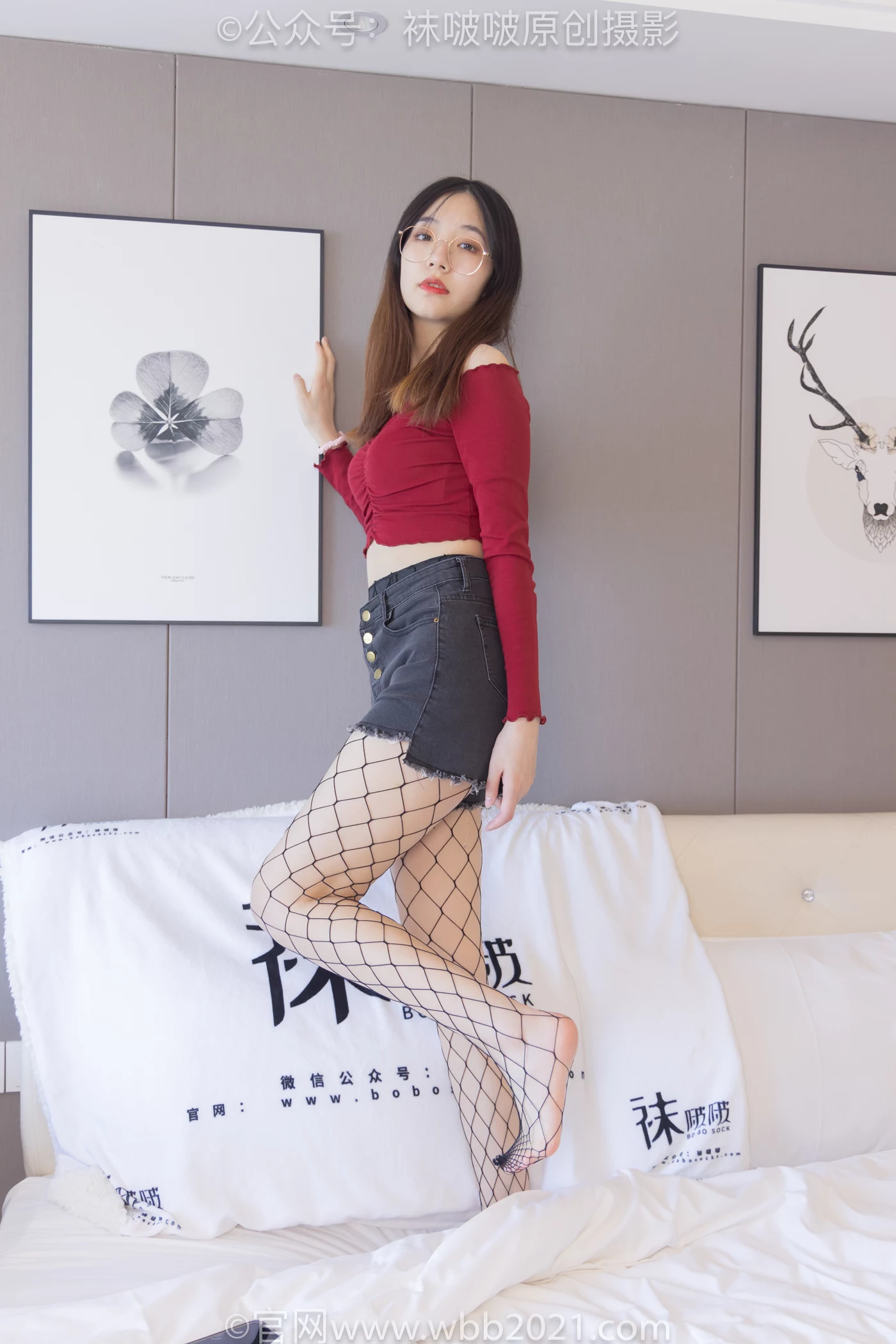 图片[77]-[BoBoSocks袜啵啵]NO.453 小甜豆-帆布鞋、黑色渔网袜[86P] – 速更版-美库