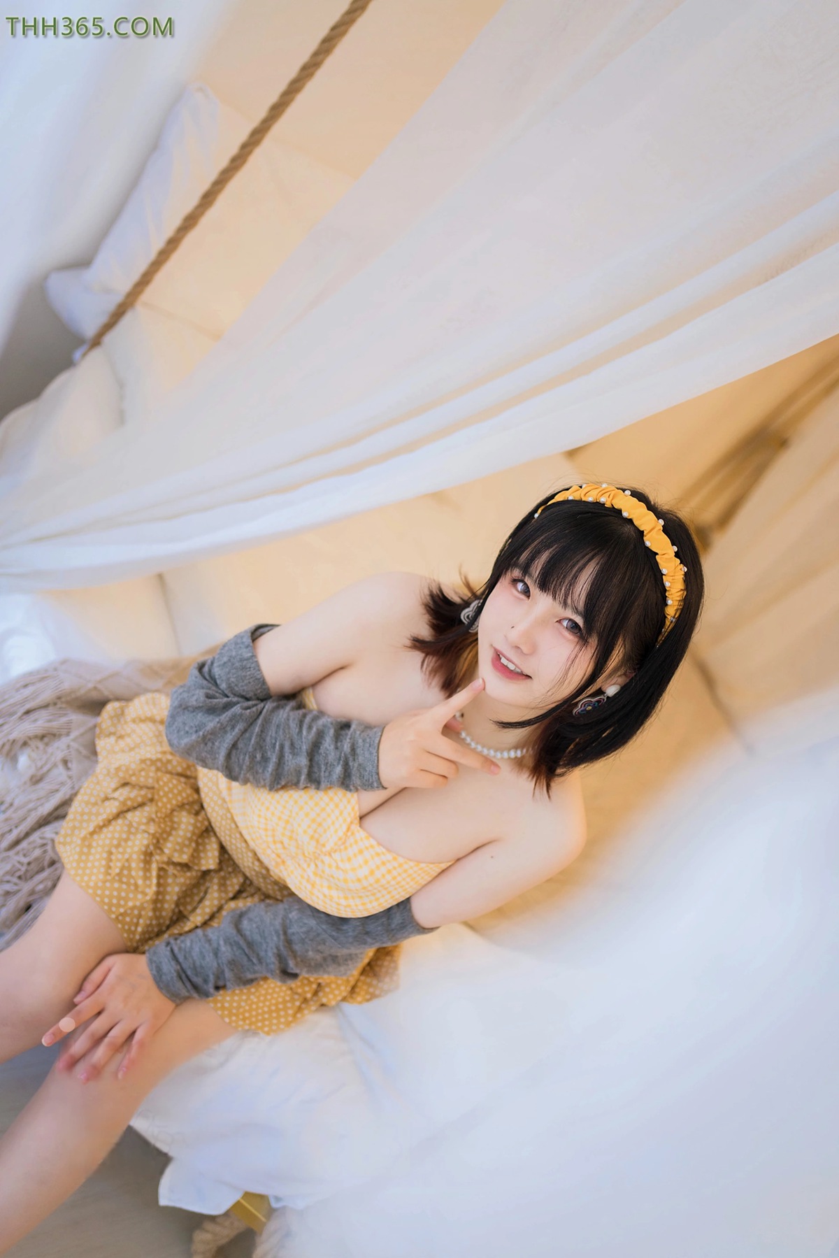 图片[31]-阿半今天很开心  – 黄色抹胸[55P] – 速更版-美库