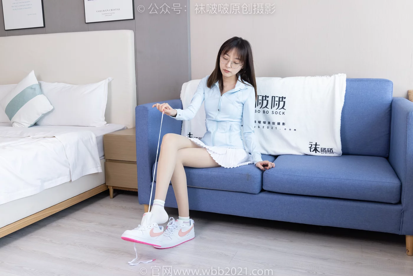 图片[65]-[BoBoSocks袜啵啵]NO.454 稚予-白棉袜、肉丝、板鞋[98P] – 速更版-美库