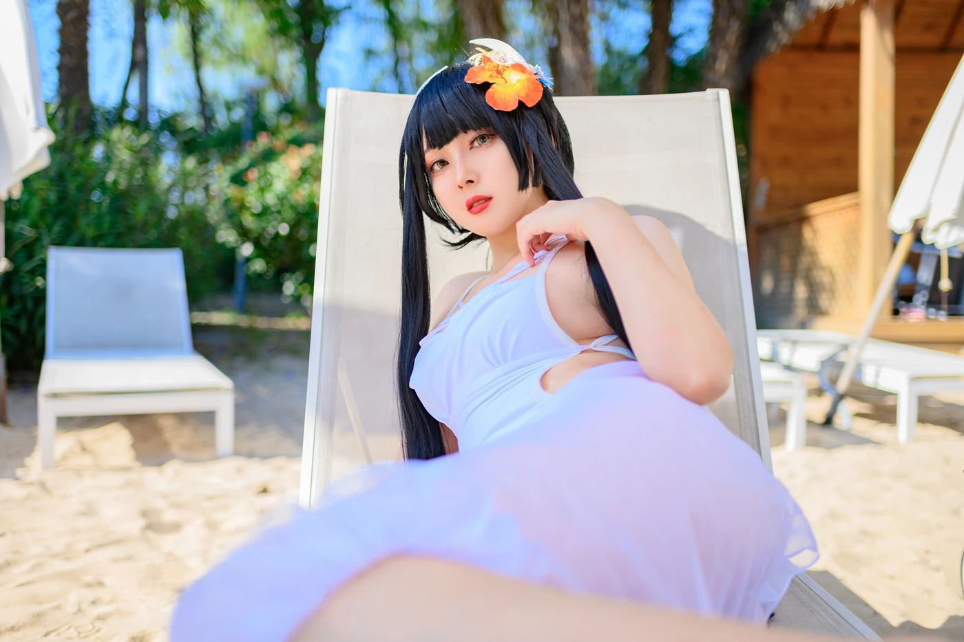 图片[10]-Natsuko夏夏子  – 碧蓝航线 比叡泳装[44P] – 速更版-美库