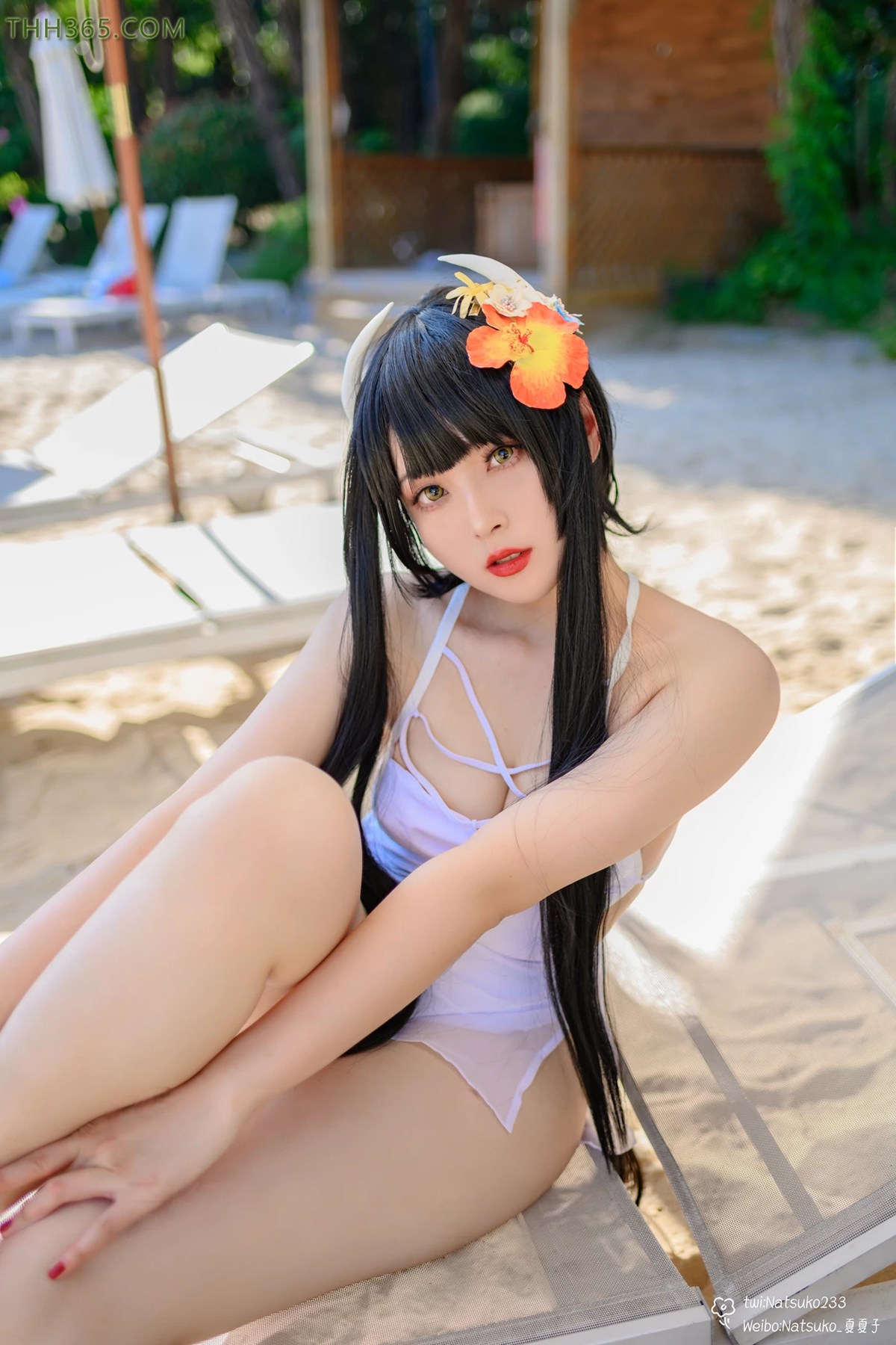 图片[18]-Natsuko夏夏子  – 碧蓝航线 比叡泳装[44P] – 速更版-美库