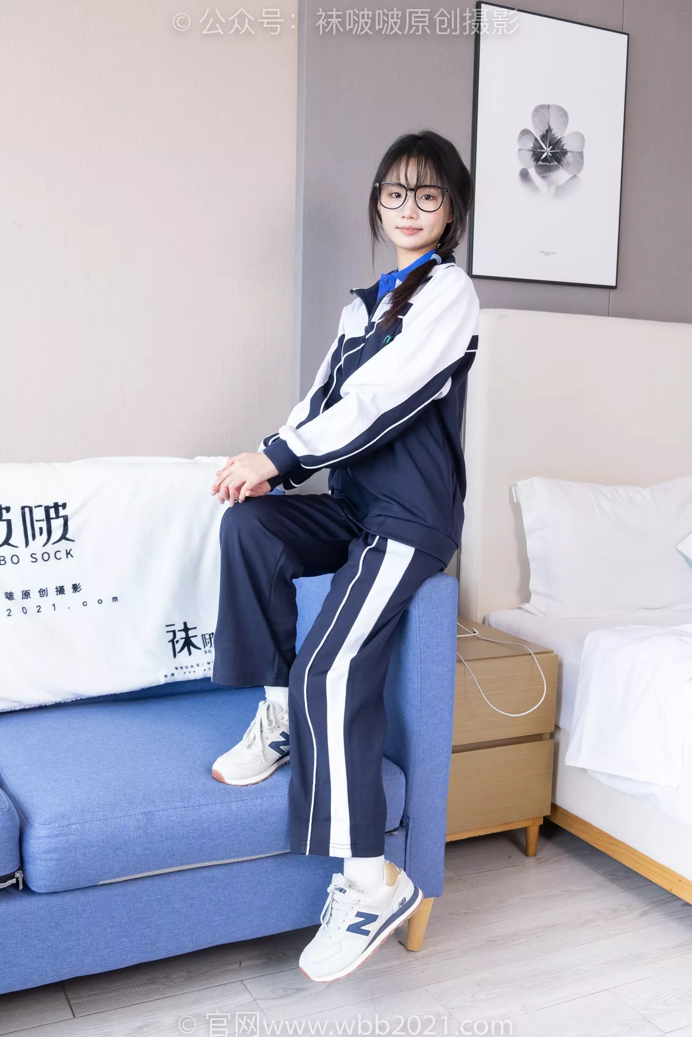 图片[40]-[BoBoSocks袜啵啵]NO.456 甜甜圈-运动鞋、白棉袜、裸足、校服[100P] – 速更版-美库