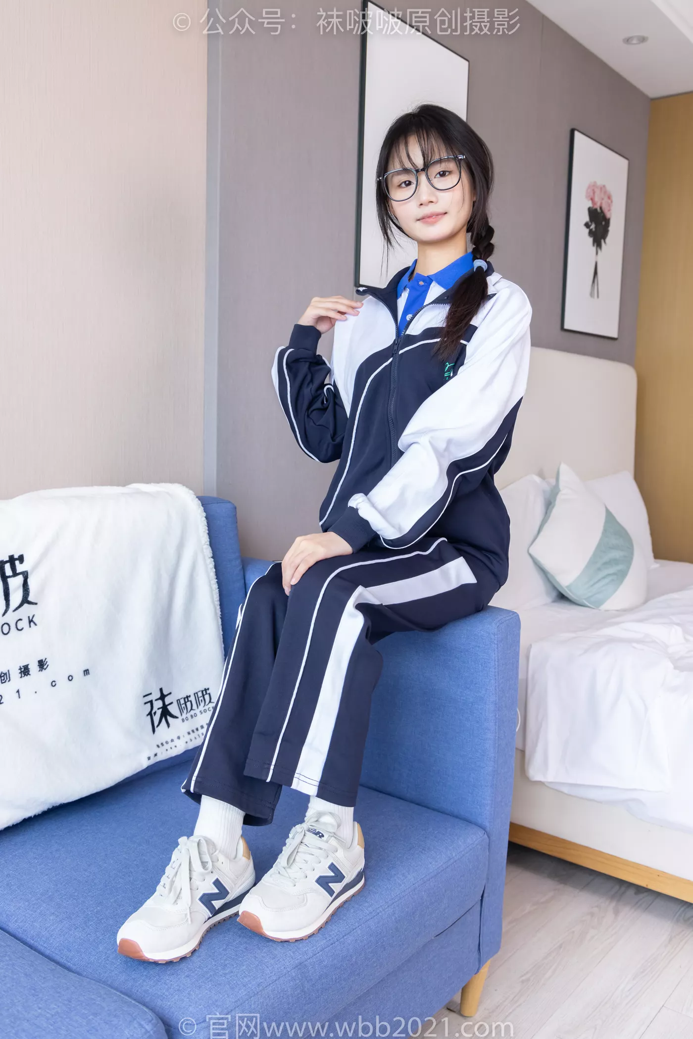 图片[49]-[BoBoSocks袜啵啵]NO.456 甜甜圈-运动鞋、白棉袜、裸足、校服[100P] – 速更版-美库