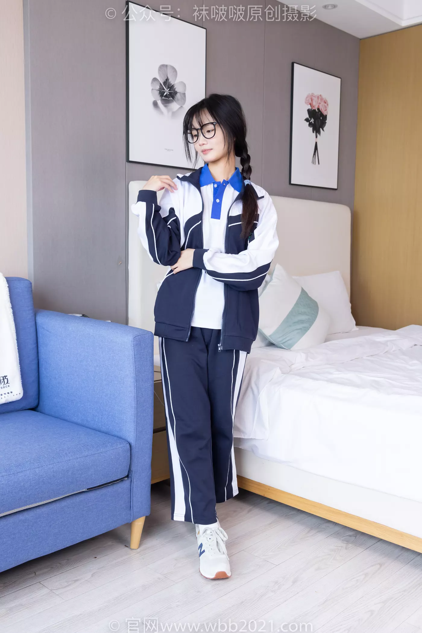 图片[74]-[BoBoSocks袜啵啵]NO.456 甜甜圈-运动鞋、白棉袜、裸足、校服[100P] – 速更版-美库