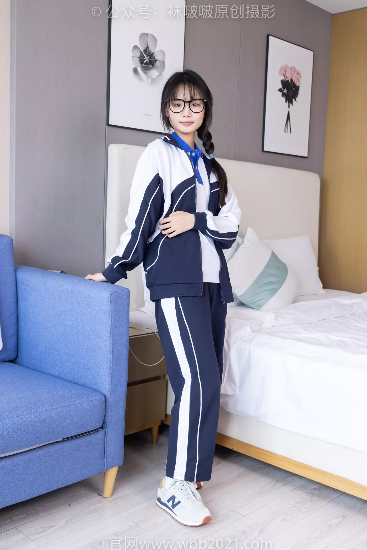 图片[75]-[BoBoSocks袜啵啵]NO.456 甜甜圈-运动鞋、白棉袜、裸足、校服[100P] – 速更版-美库