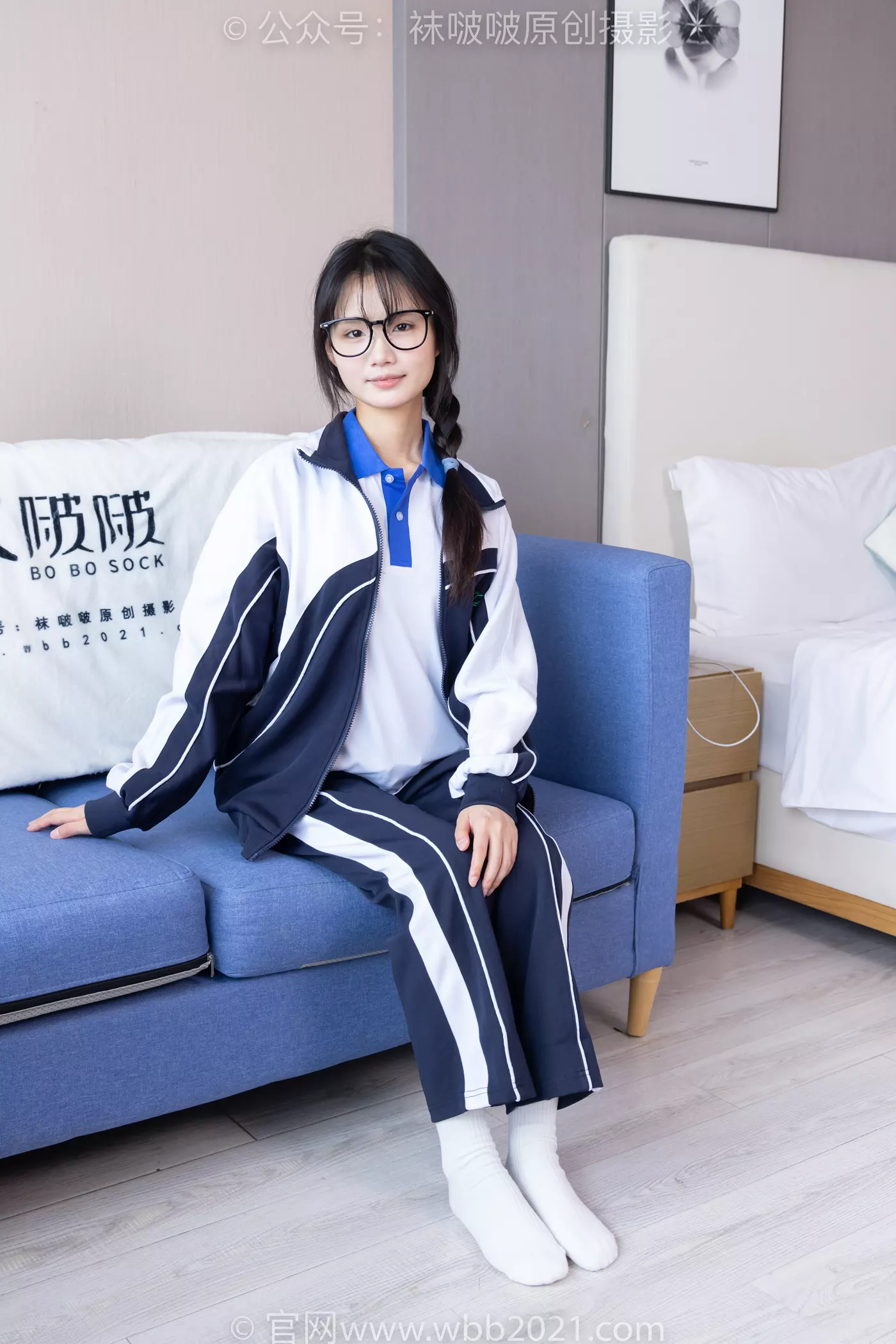 图片[80]-[BoBoSocks袜啵啵]NO.456 甜甜圈-运动鞋、白棉袜、裸足、校服[100P] – 速更版-美库