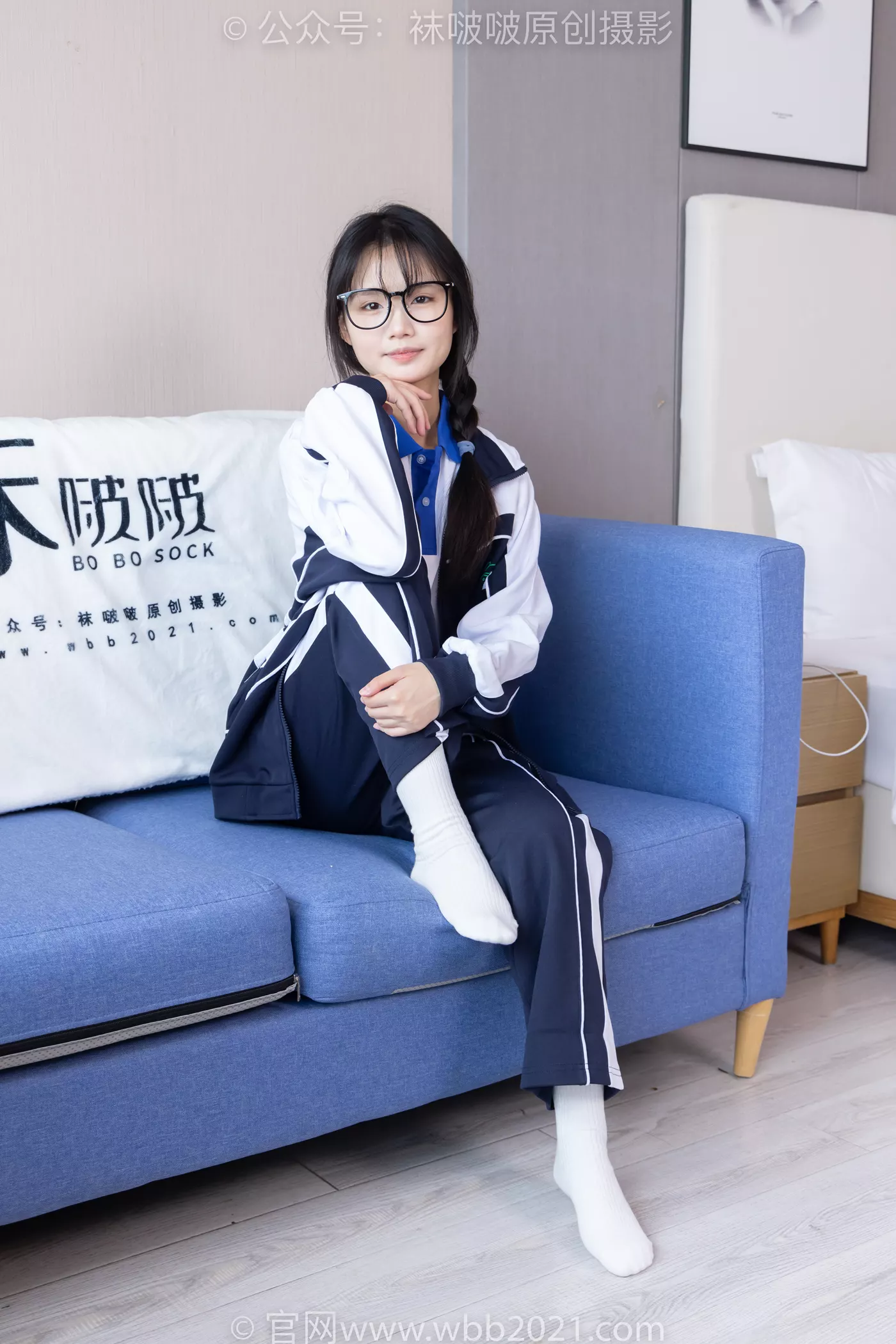 图片[83]-[BoBoSocks袜啵啵]NO.456 甜甜圈-运动鞋、白棉袜、裸足、校服[100P] – 速更版-美库