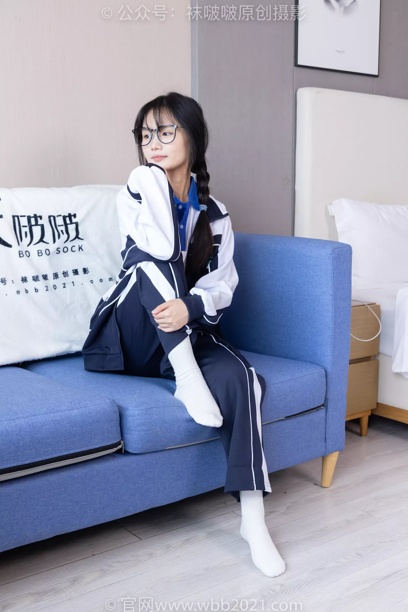 图片[84]-[BoBoSocks袜啵啵]NO.456 甜甜圈-运动鞋、白棉袜、裸足、校服[100P] – 速更版-美库