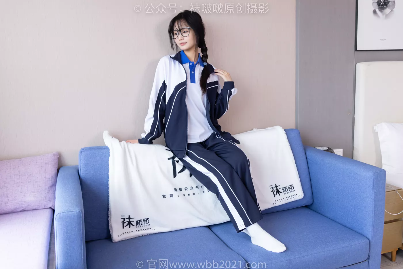 图片[92]-[BoBoSocks袜啵啵]NO.456 甜甜圈-运动鞋、白棉袜、裸足、校服[100P] – 速更版-美库