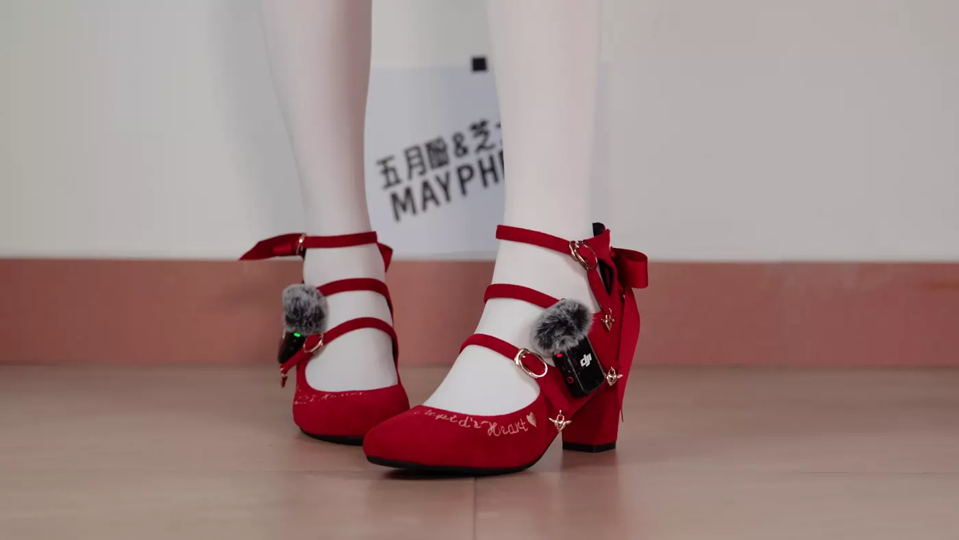 图片[10]-芝士好椰 – 把麦克风夹在鞋上！听听lo鞋的声音！丘比特之心红绒！[20P] – 速更版-美库
