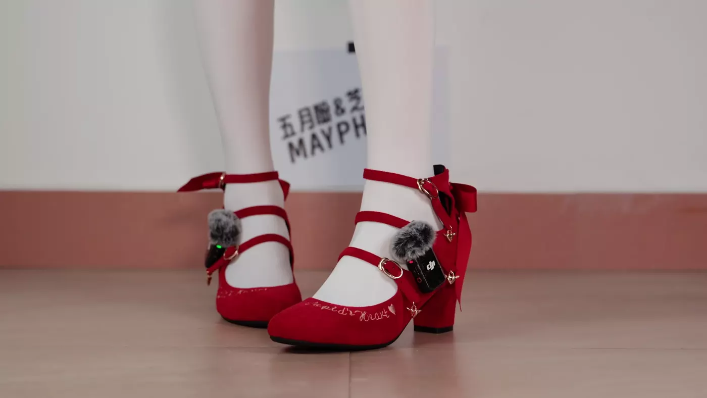 图片[11]-芝士好椰 – 把麦克风夹在鞋上！听听lo鞋的声音！丘比特之心红绒！[20P] – 速更版-美库