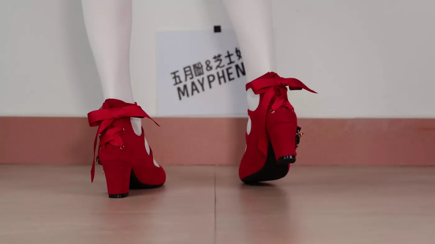 图片[18]-芝士好椰 – 把麦克风夹在鞋上！听听lo鞋的声音！丘比特之心红绒！[20P] – 速更版-美库