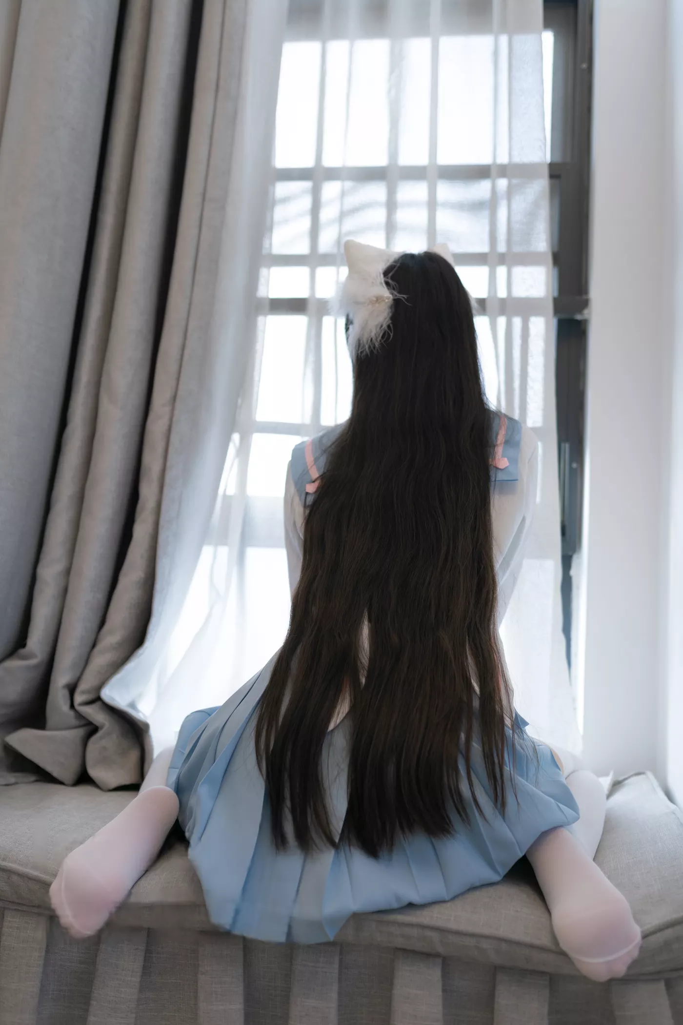 图片[15]-不呆猫  – 白色兔子JK[39P] – 速更版-美库