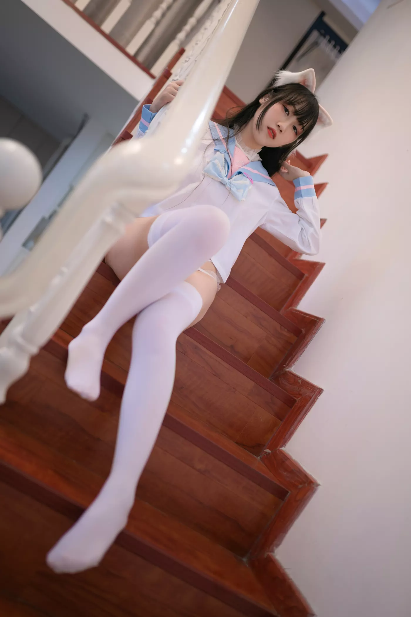 图片[40]-不呆猫  – 白色兔子JK[39P] – 速更版-美库