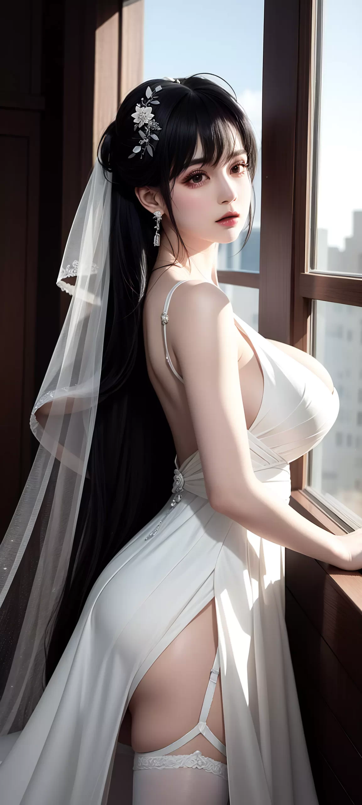 图片[12]-AI绘画 443 白色婚纱[44P] – 速更版-美库