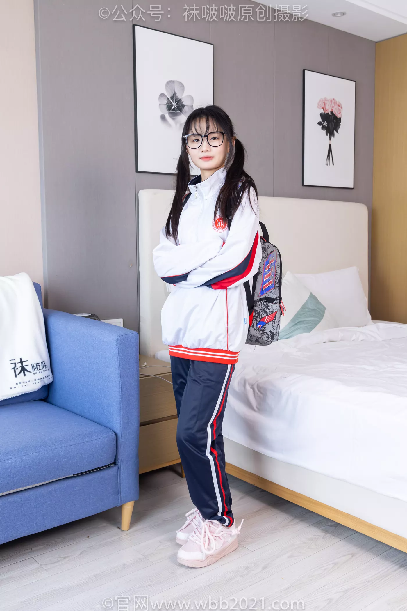 图片[10]-[BoBoSocks袜啵啵]NO.458 甜甜圈-板鞋、白棉袜、肉丝、校服裤里丝[100P] – 速更版-美库