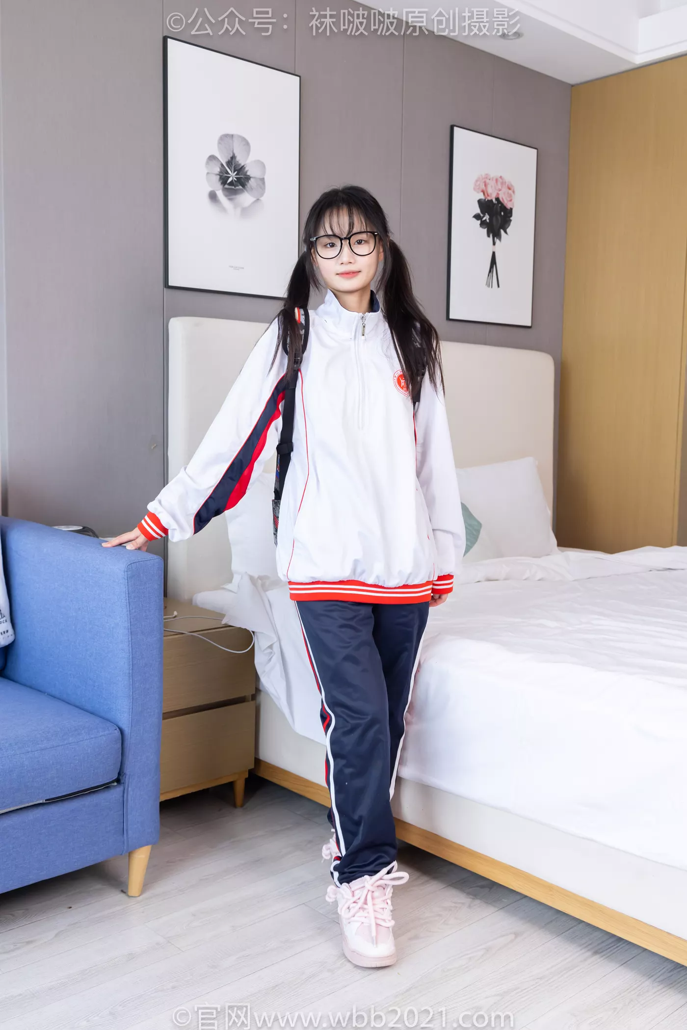 图片[12]-[BoBoSocks袜啵啵]NO.458 甜甜圈-板鞋、白棉袜、肉丝、校服裤里丝[100P] – 速更版-美库