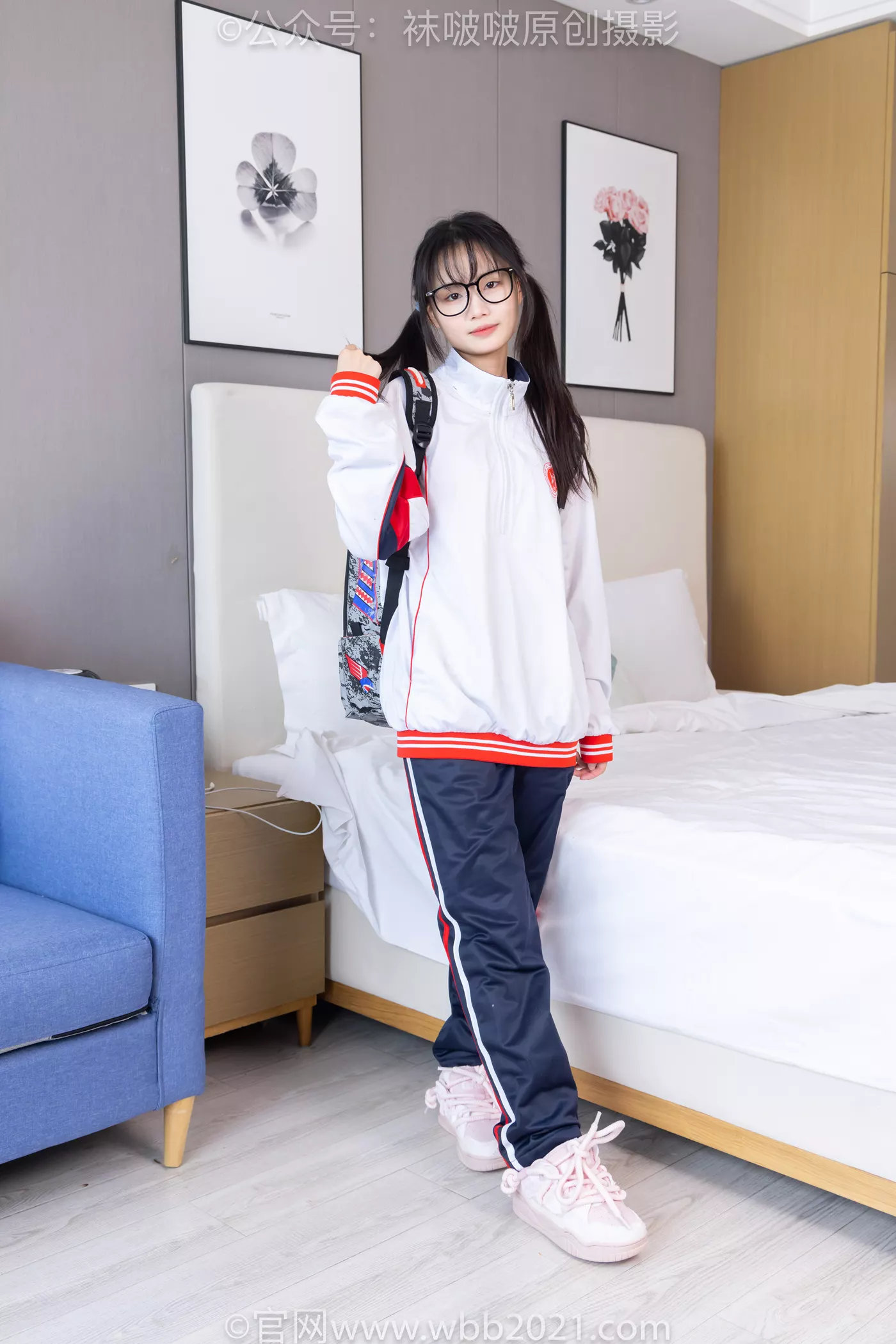 图片[15]-[BoBoSocks袜啵啵]NO.458 甜甜圈-板鞋、白棉袜、肉丝、校服裤里丝[100P] – 速更版-美库