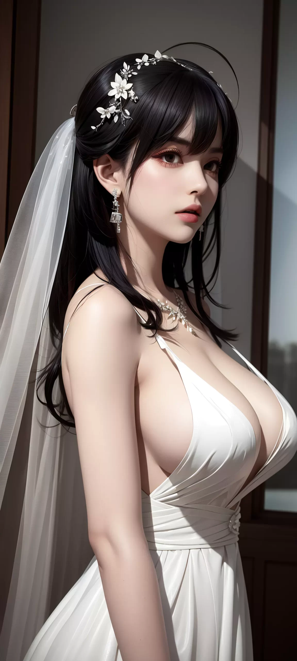 图片[23]-AI绘画 443 白色婚纱[44P] – 速更版-美库