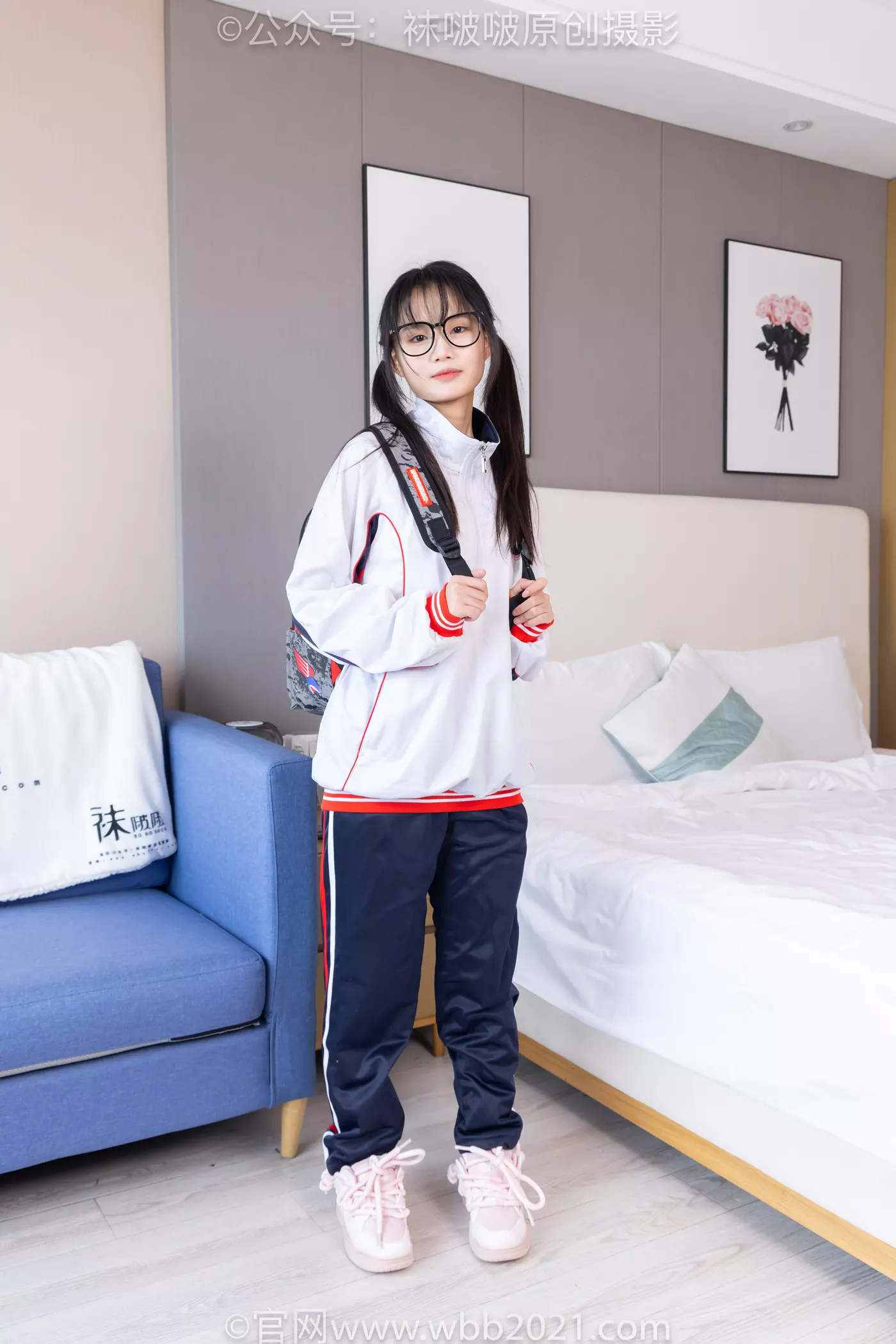 图片[22]-[BoBoSocks袜啵啵]NO.458 甜甜圈-板鞋、白棉袜、肉丝、校服裤里丝[100P] – 速更版-美库