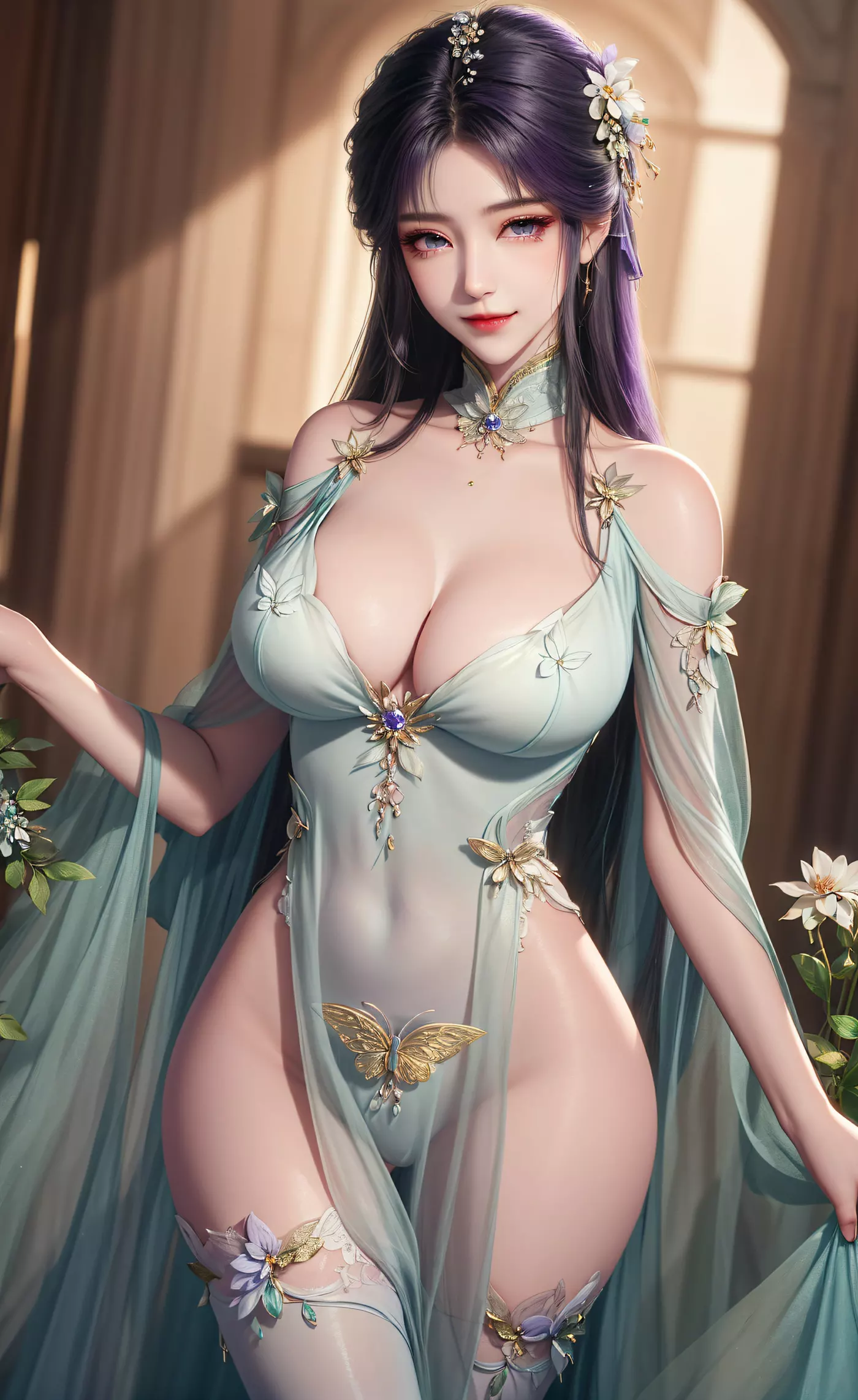 图片[34]-AI绘画 444 碧瑶[113P] – 速更版-美库