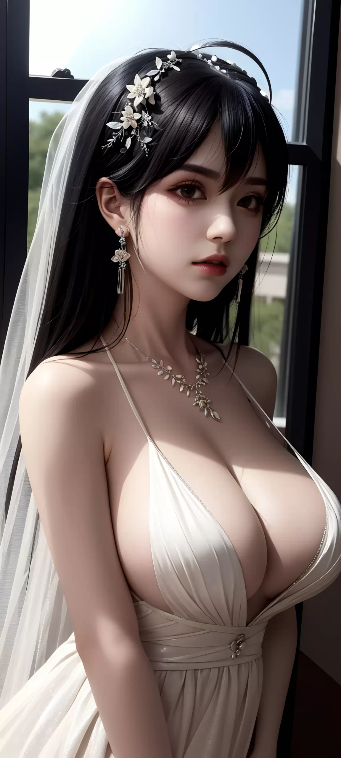 图片[27]-AI绘画 443 白色婚纱[44P] – 速更版-美库