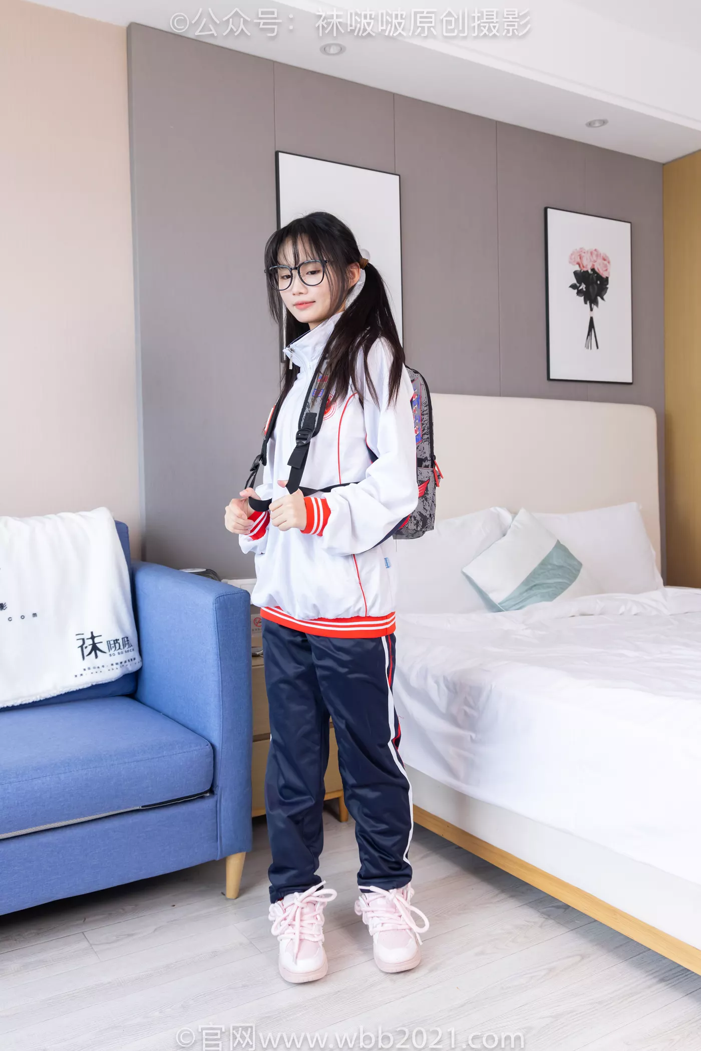 图片[25]-[BoBoSocks袜啵啵]NO.458 甜甜圈-板鞋、白棉袜、肉丝、校服裤里丝[100P] – 速更版-美库