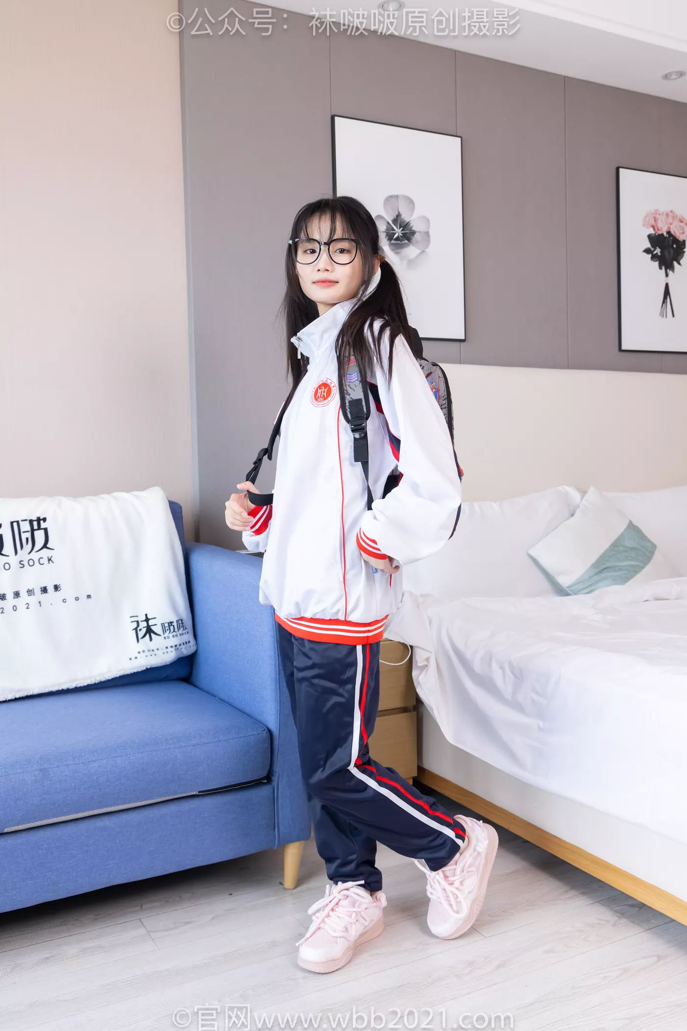 图片[26]-[BoBoSocks袜啵啵]NO.458 甜甜圈-板鞋、白棉袜、肉丝、校服裤里丝[100P] – 速更版-美库