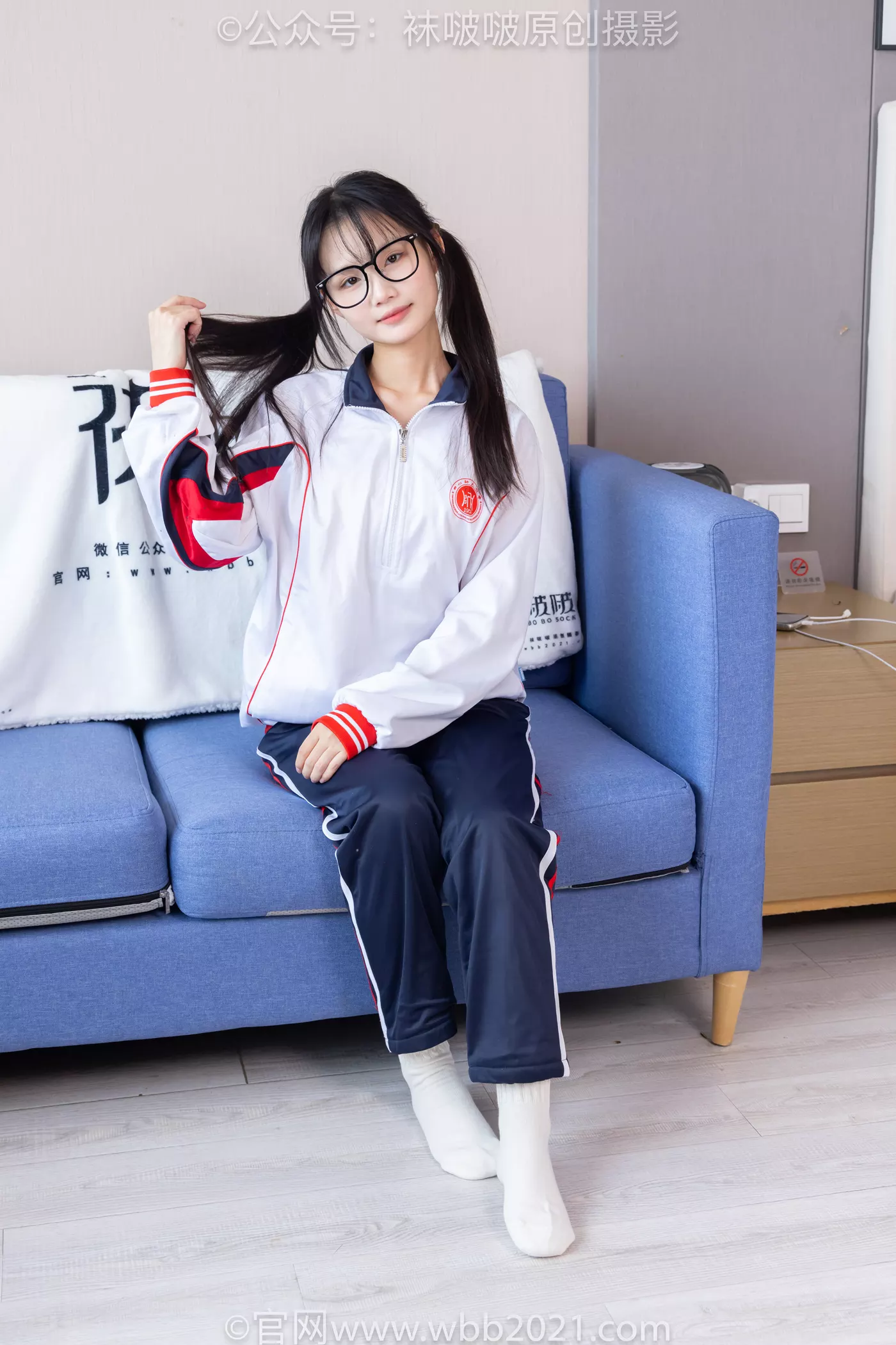 图片[62]-[BoBoSocks袜啵啵]NO.458 甜甜圈-板鞋、白棉袜、肉丝、校服裤里丝[100P] – 速更版-美库