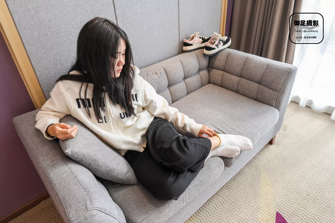 图片[39]-御足摄影 NO.015 – 板鞋白棉袜[74P] – 速更版-美库