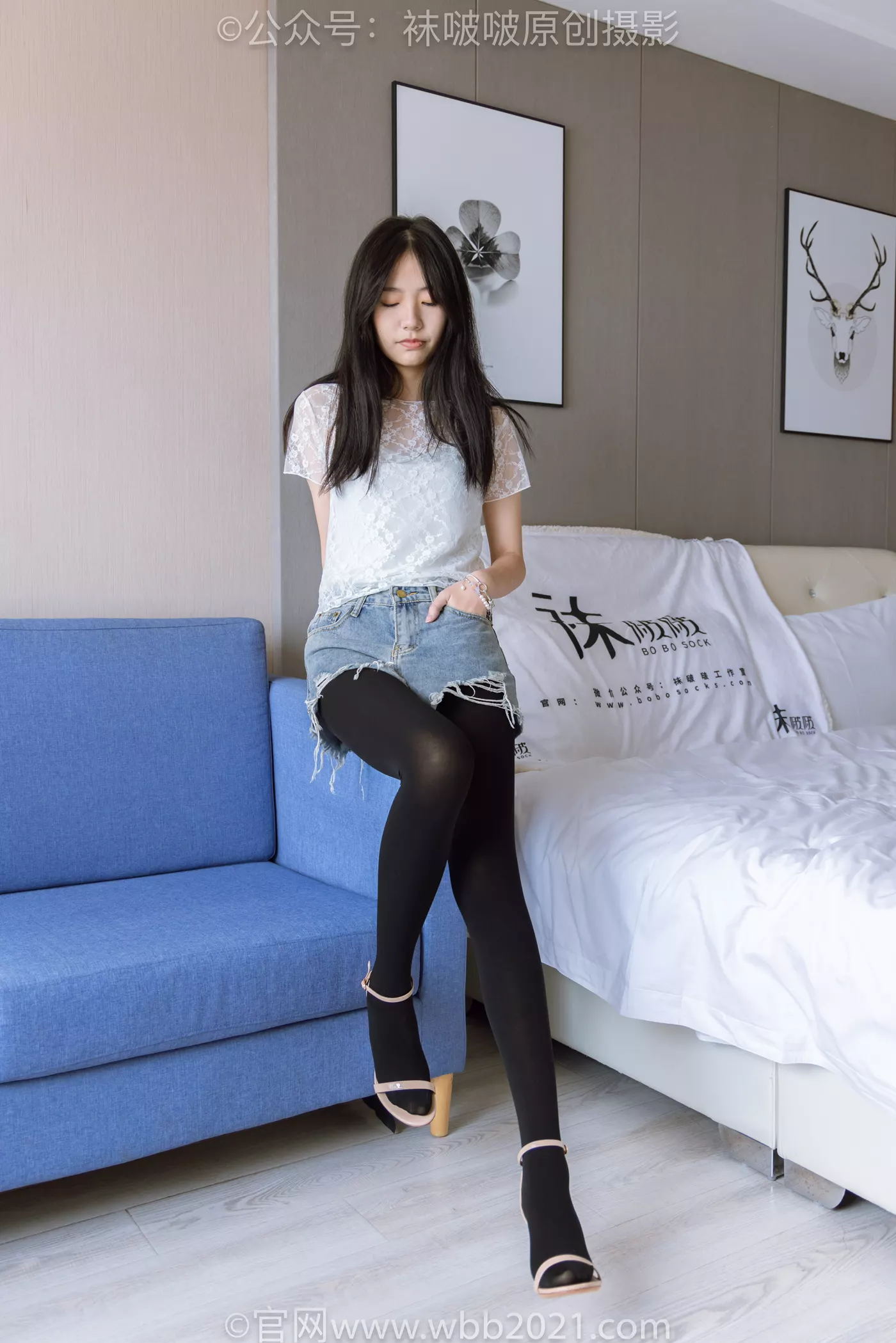 图片[22]-[BoBoSocks袜啵啵]NO.459 小甜豆-高跟凉鞋、厚黑丝、穿鞋踩包子和橘子剧情[100P] – 速更版-美库