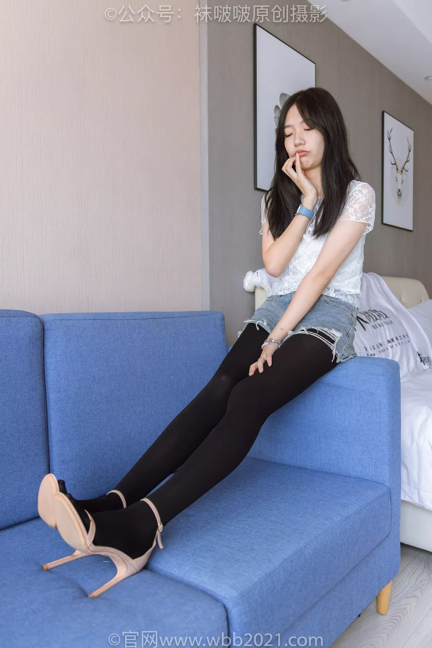 图片[42]-[BoBoSocks袜啵啵]NO.459 小甜豆-高跟凉鞋、厚黑丝、穿鞋踩包子和橘子剧情[100P] – 速更版-美库