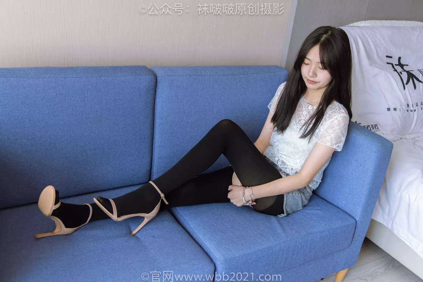 图片[46]-[BoBoSocks袜啵啵]NO.459 小甜豆-高跟凉鞋、厚黑丝、穿鞋踩包子和橘子剧情[100P] – 速更版-美库