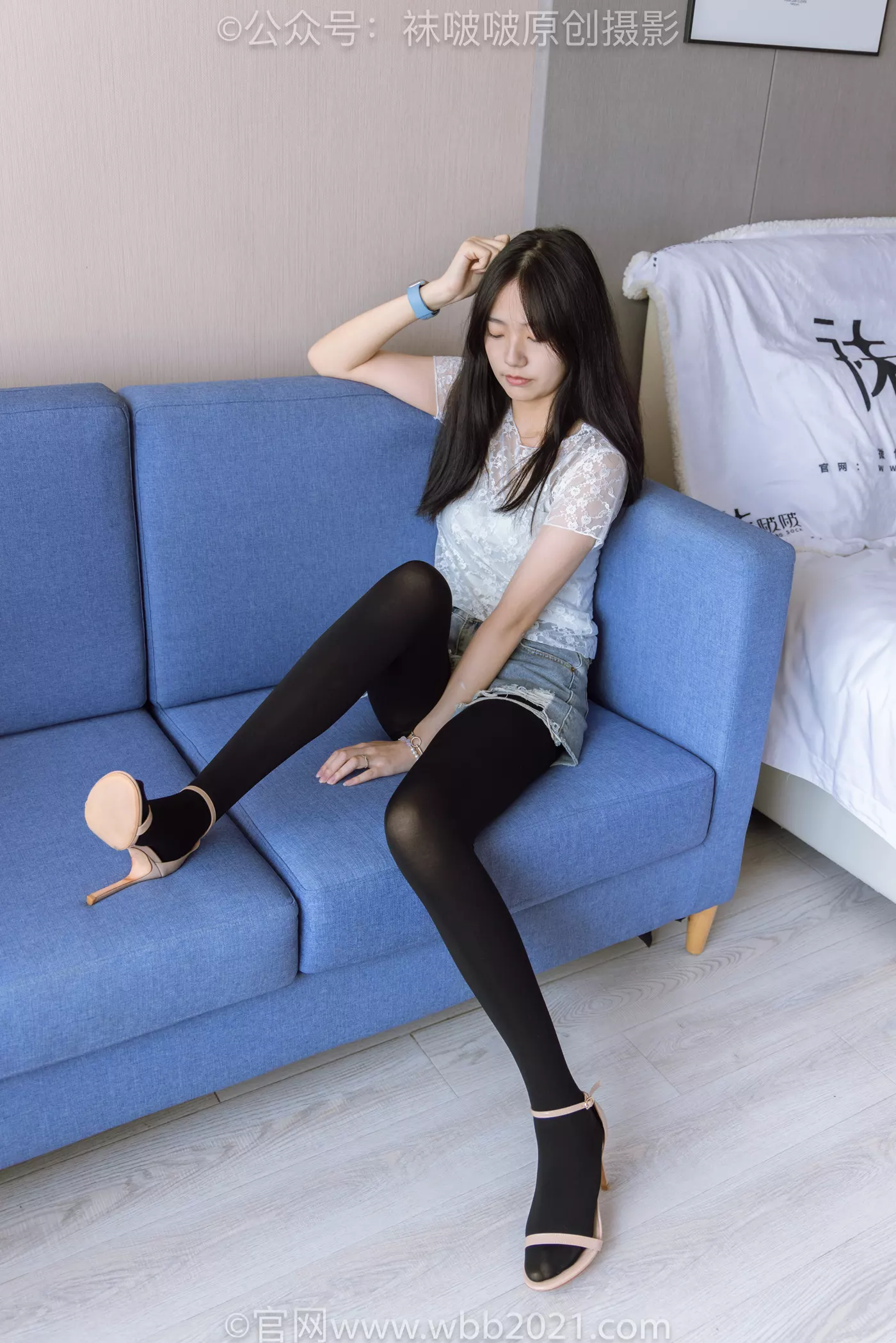 图片[53]-[BoBoSocks袜啵啵]NO.459 小甜豆-高跟凉鞋、厚黑丝、穿鞋踩包子和橘子剧情[100P] – 速更版-美库