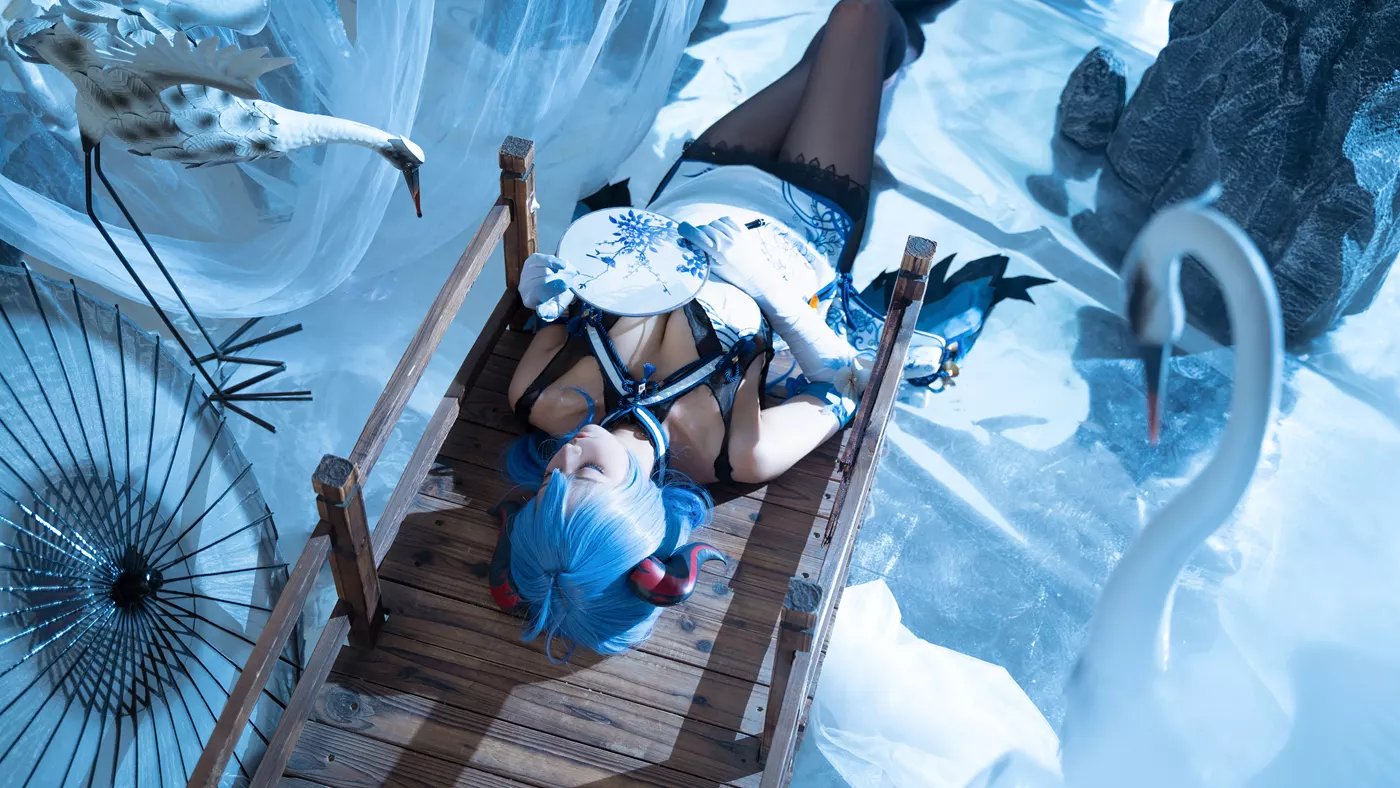 图片[13]-Seya-狮砸 – 甘雨青花瓷[12P] – 速更版-美库