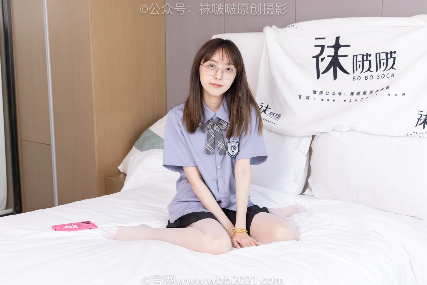 图片[37]-[BoBoSocks袜啵啵]NO.460 稚予-JK制服、皮鞋、帆布鞋、薄白丝[133P] – 速更版-美库