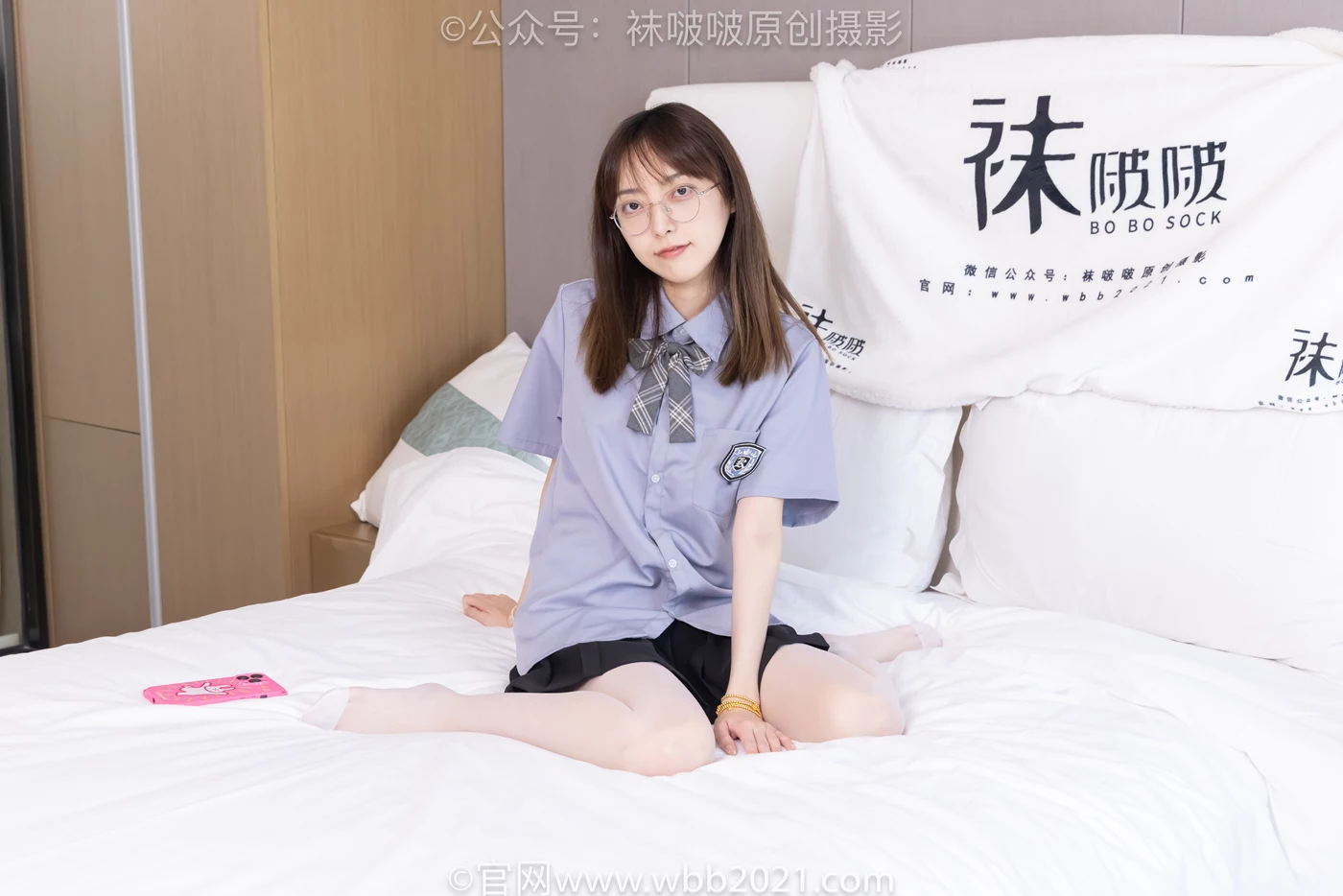 图片[38]-[BoBoSocks袜啵啵]NO.460 稚予-JK制服、皮鞋、帆布鞋、薄白丝[133P] – 速更版-美库