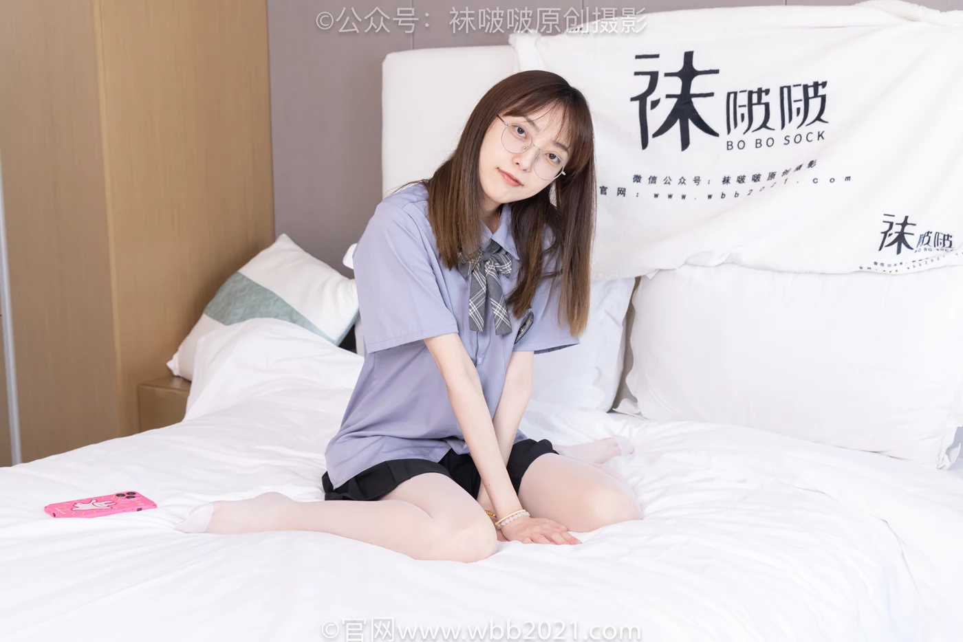 图片[44]-[BoBoSocks袜啵啵]NO.460 稚予-JK制服、皮鞋、帆布鞋、薄白丝[133P] – 速更版-美库