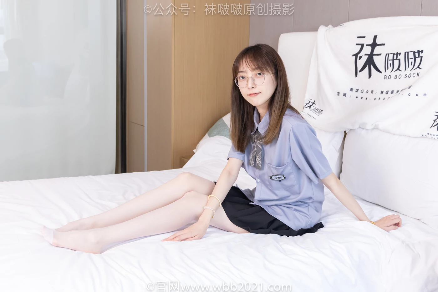 图片[54]-[BoBoSocks袜啵啵]NO.460 稚予-JK制服、皮鞋、帆布鞋、薄白丝[133P] – 速更版-美库