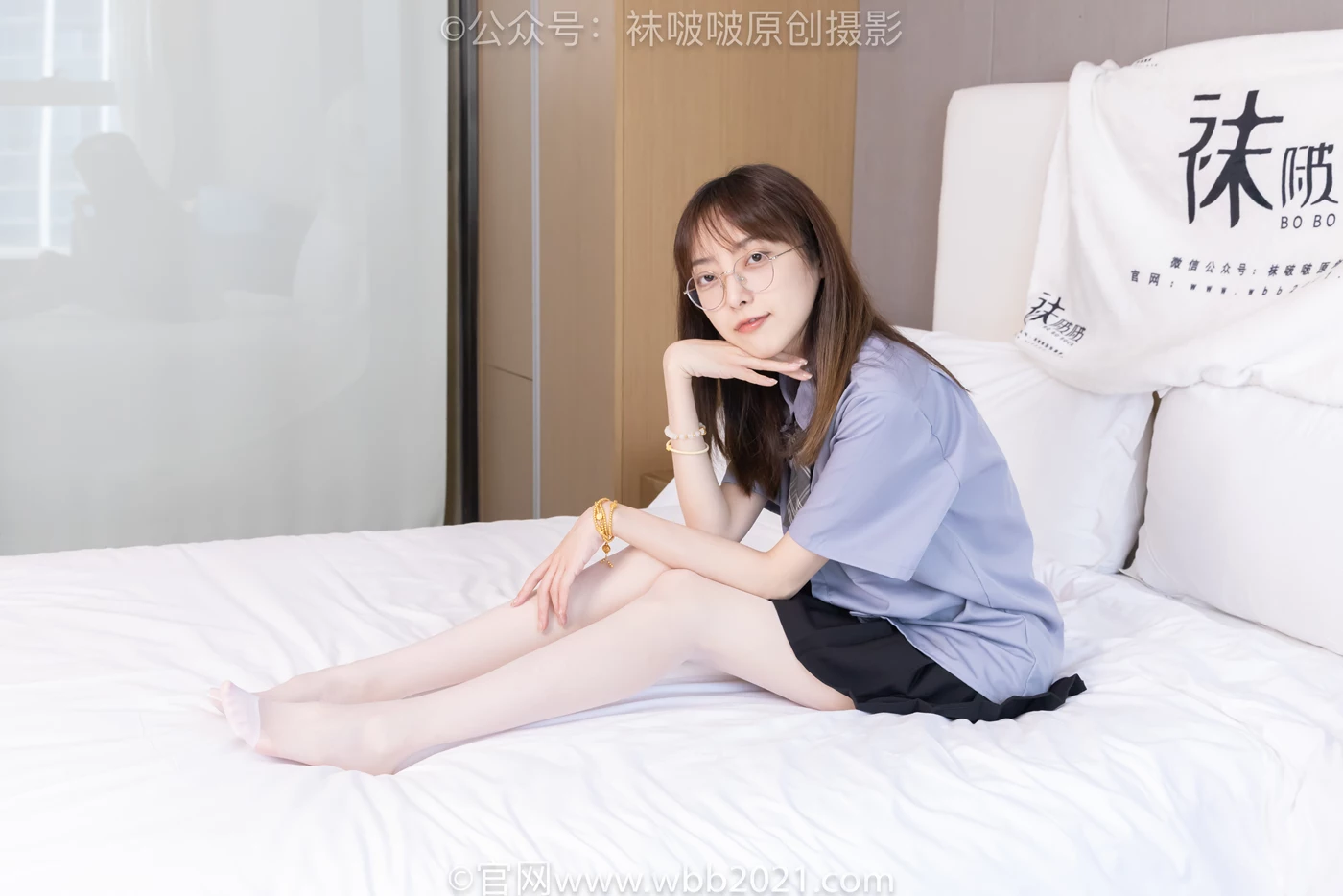 图片[55]-[BoBoSocks袜啵啵]NO.460 稚予-JK制服、皮鞋、帆布鞋、薄白丝[133P] – 速更版-美库