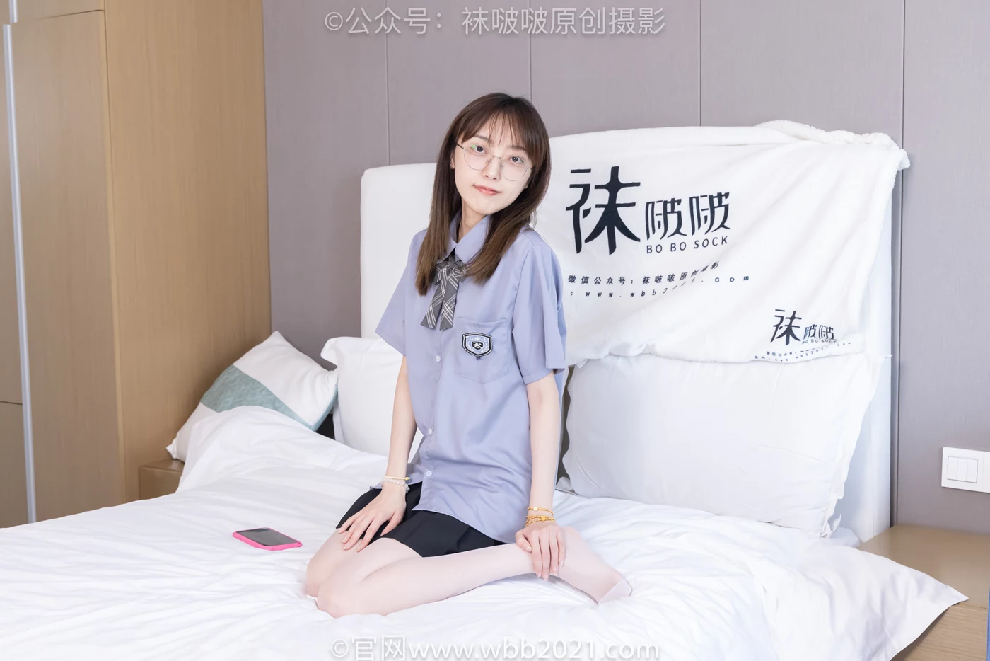 图片[67]-[BoBoSocks袜啵啵]NO.460 稚予-JK制服、皮鞋、帆布鞋、薄白丝[133P] – 速更版-美库