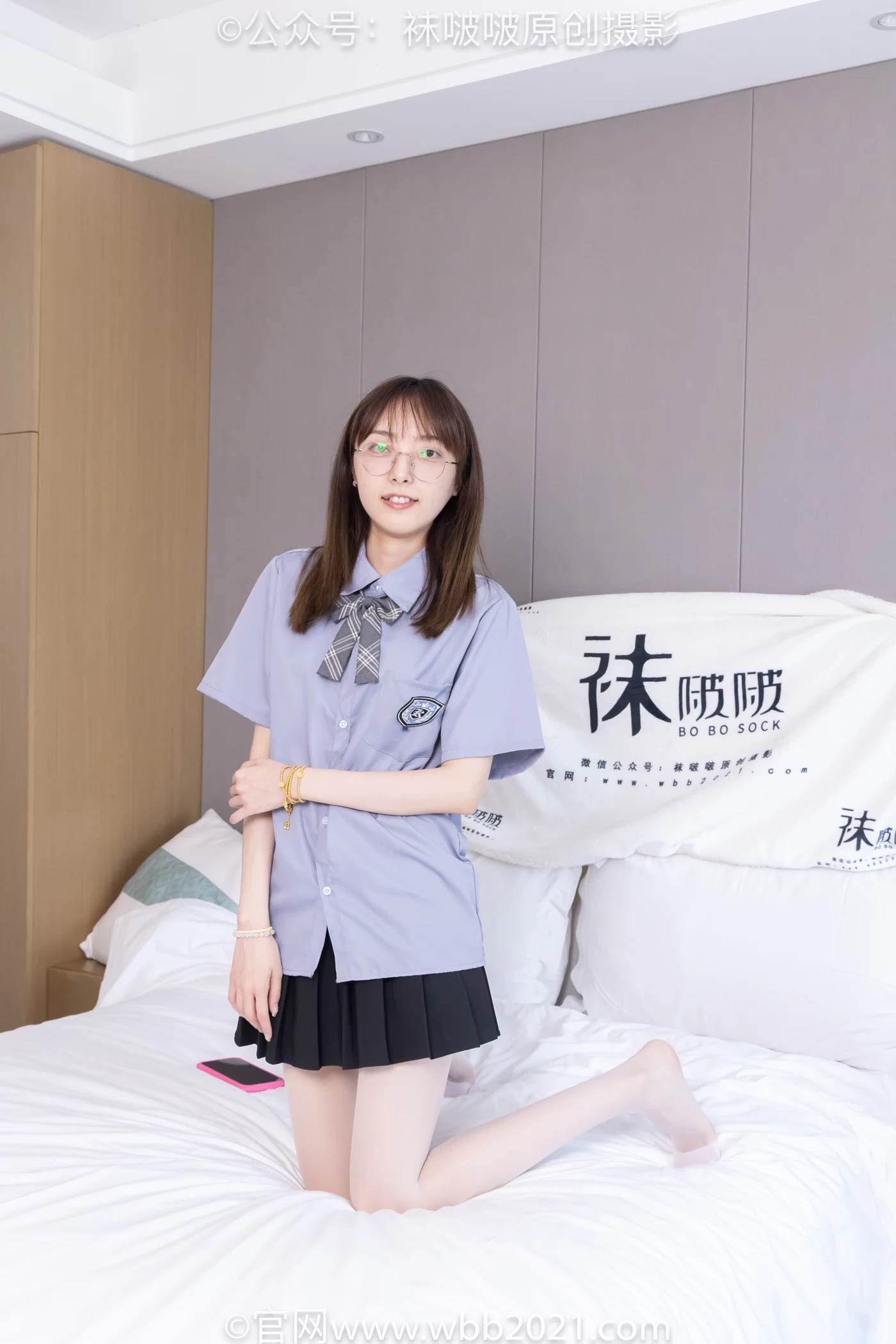 图片[70]-[BoBoSocks袜啵啵]NO.460 稚予-JK制服、皮鞋、帆布鞋、薄白丝[133P] – 速更版-美库