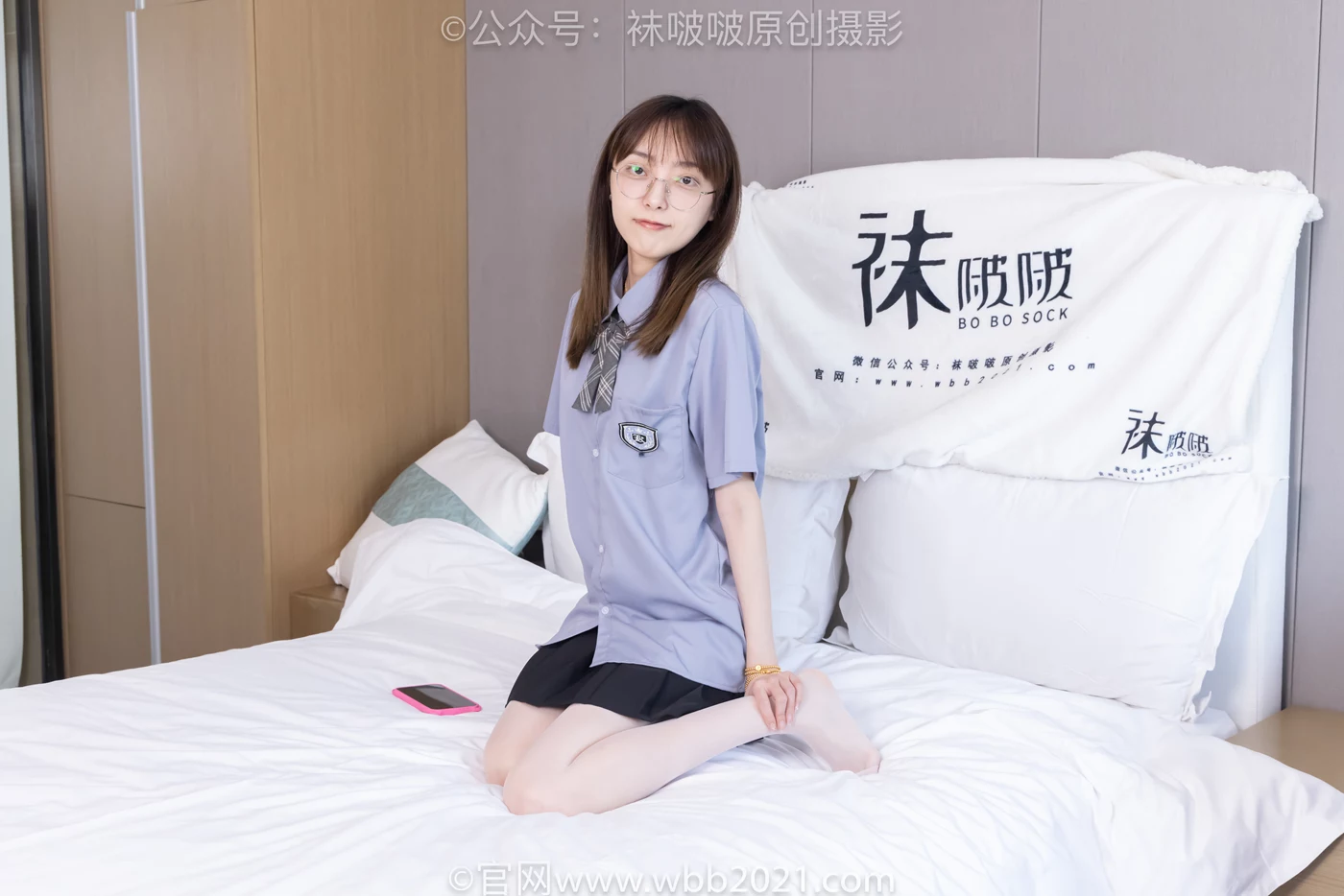 图片[72]-[BoBoSocks袜啵啵]NO.460 稚予-JK制服、皮鞋、帆布鞋、薄白丝[133P] – 速更版-美库