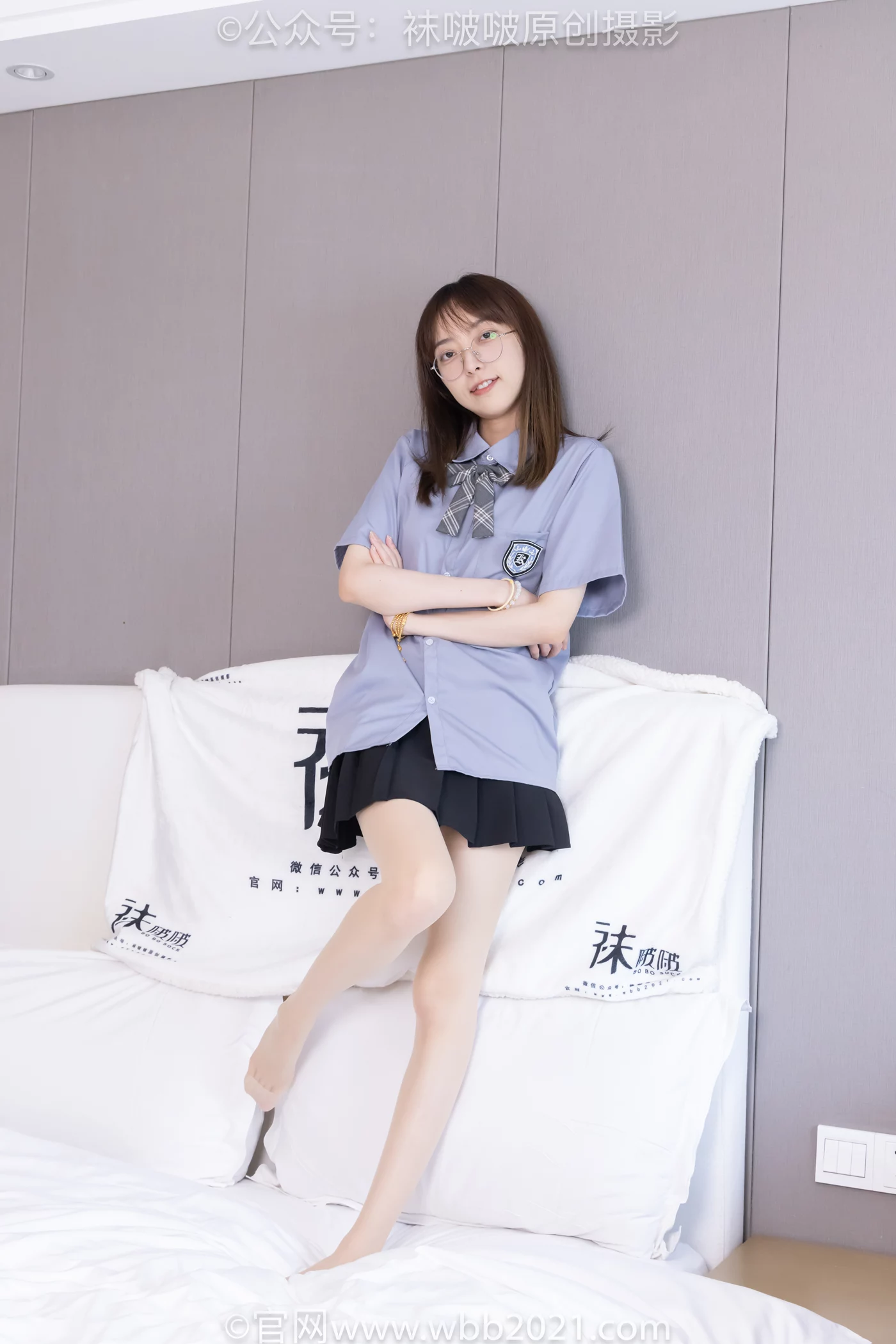 图片[78]-[BoBoSocks袜啵啵]NO.460 稚予-JK制服、皮鞋、帆布鞋、薄白丝[133P] – 速更版-美库