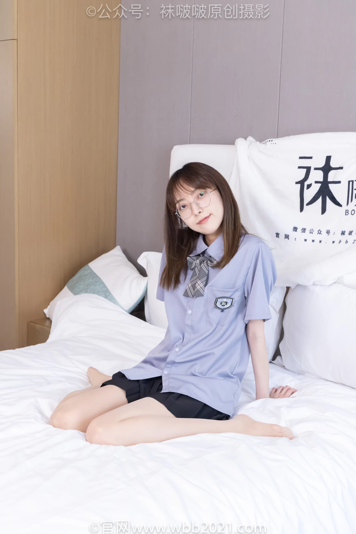 图片[89]-[BoBoSocks袜啵啵]NO.460 稚予-JK制服、皮鞋、帆布鞋、薄白丝[133P] – 速更版-美库