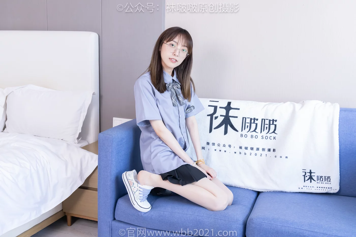 图片[116]-[BoBoSocks袜啵啵]NO.460 稚予-JK制服、皮鞋、帆布鞋、薄白丝[133P] – 速更版-美库